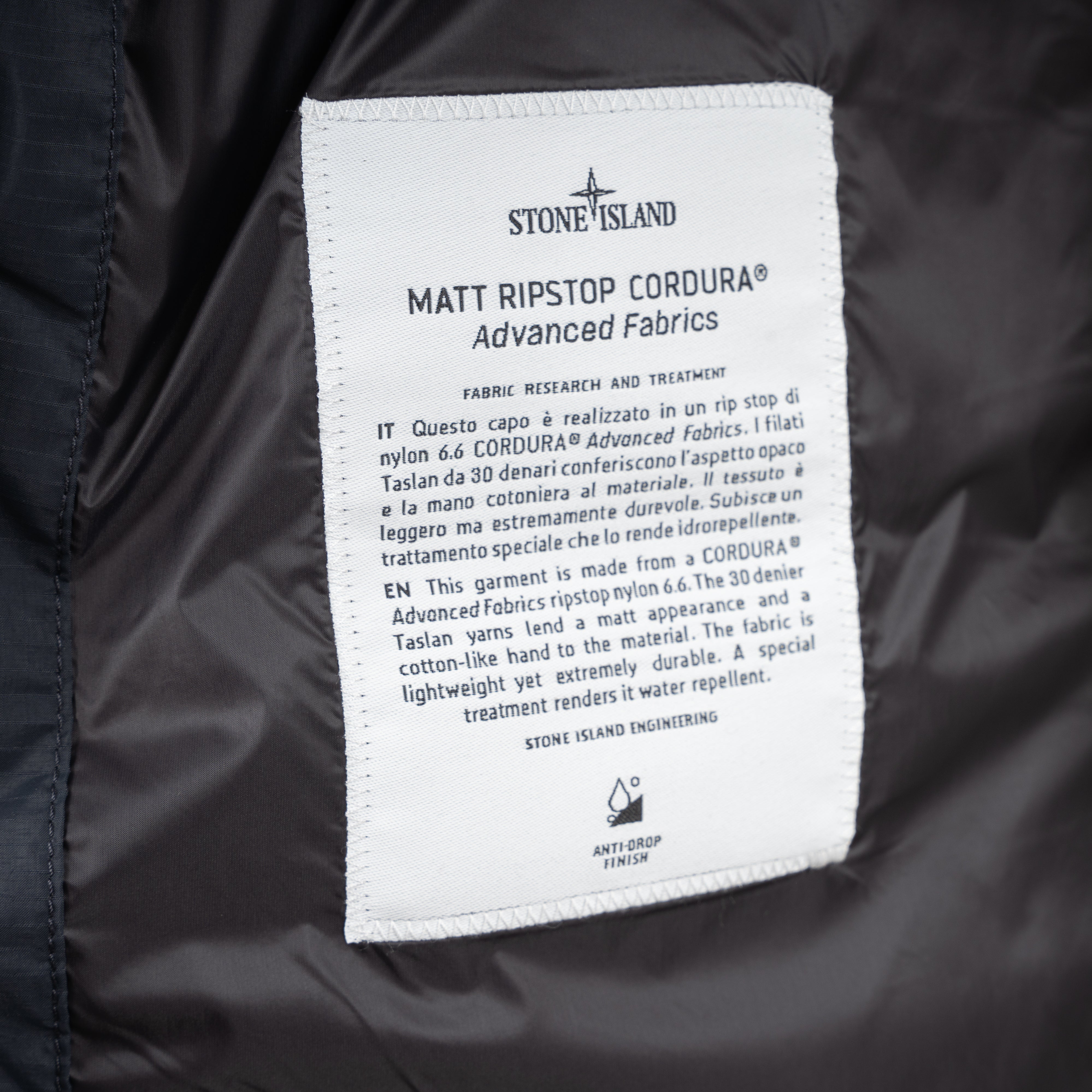 Stone Island Donsjas Blauw | CORDURA®
