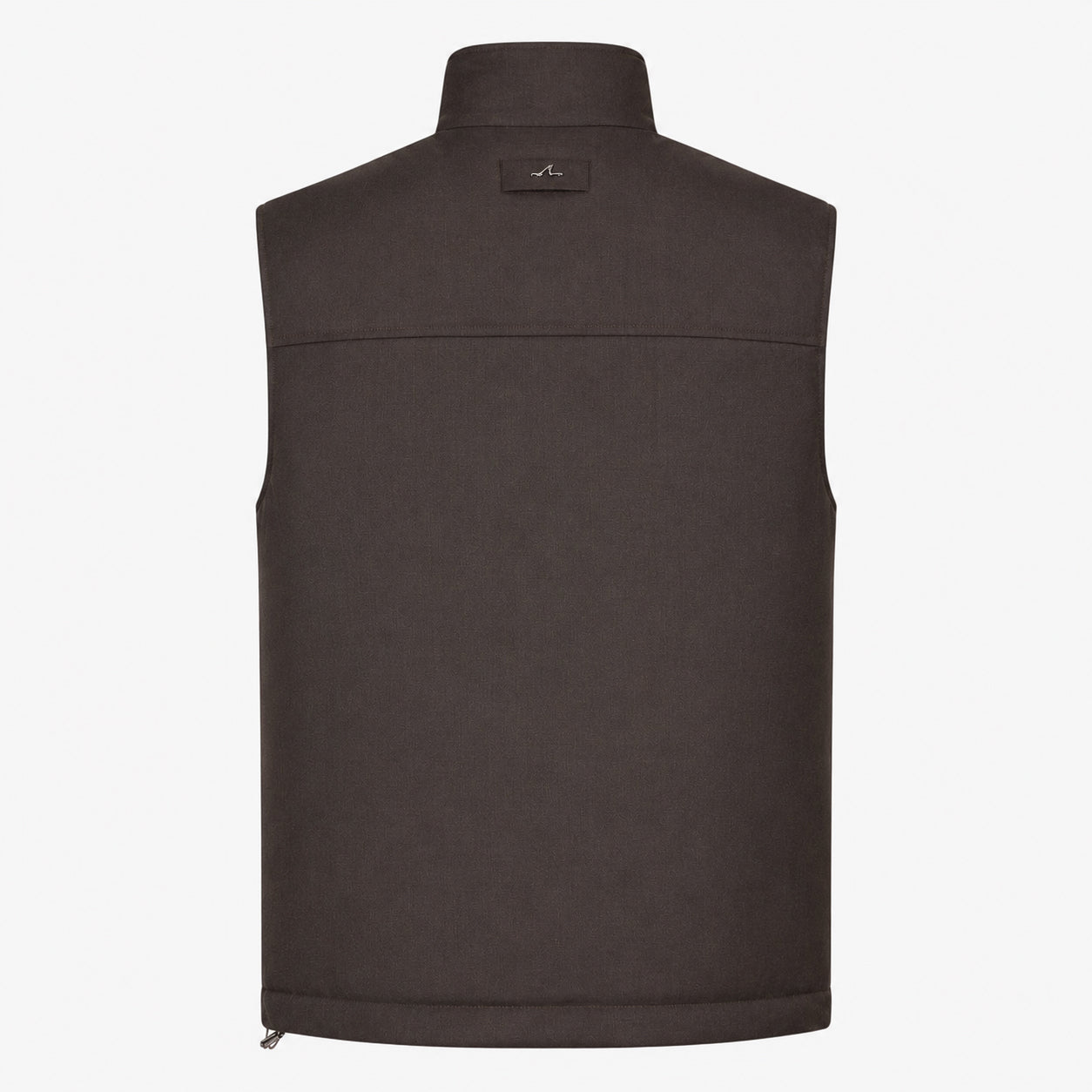 Paul & Shark Reversible Bodywarmer Bruin | Loro Piana Rain System® Zelander® Wool