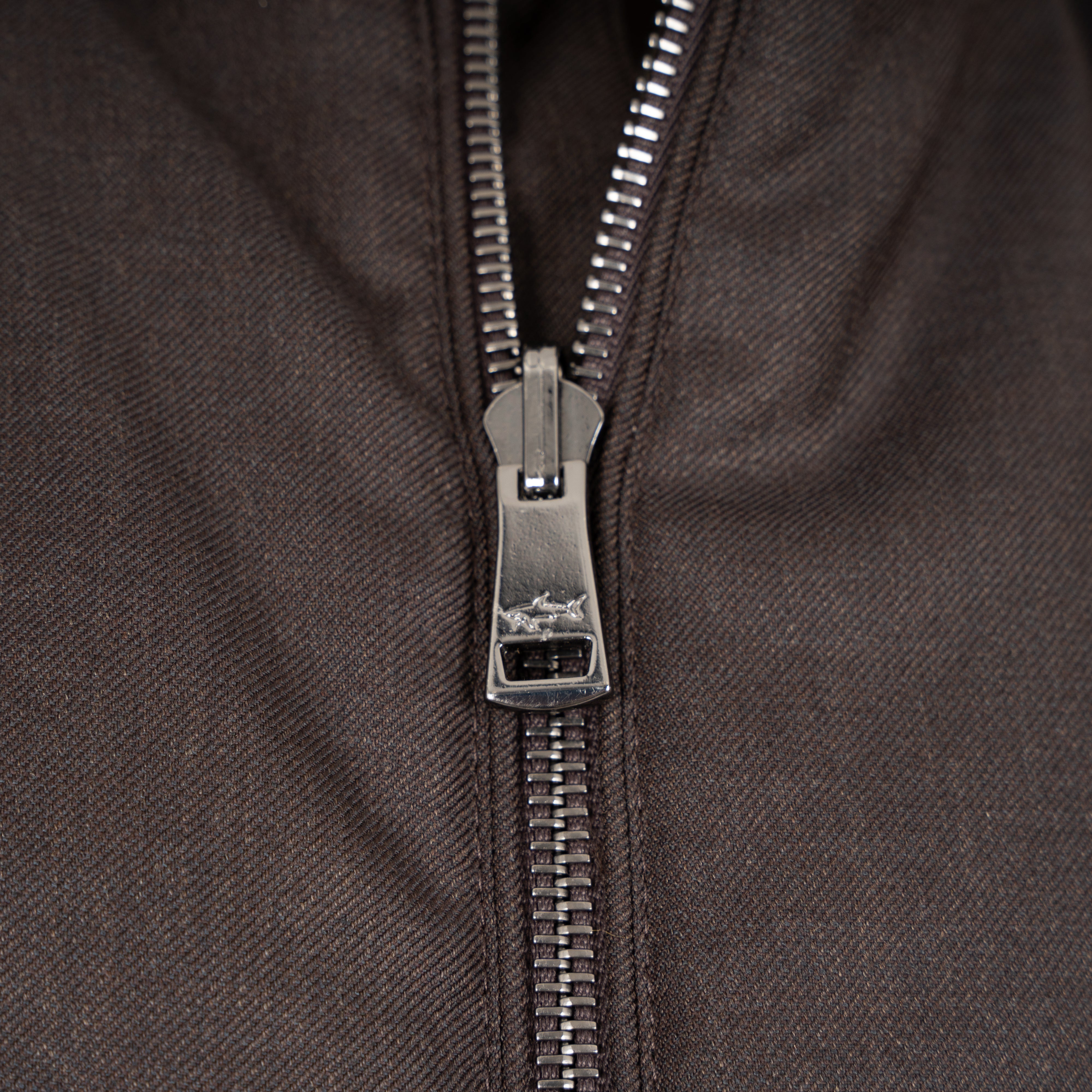 Paul & Shark Reversible Bodywarmer Bruin | Loro Piana Rain System® Zelander® Wool