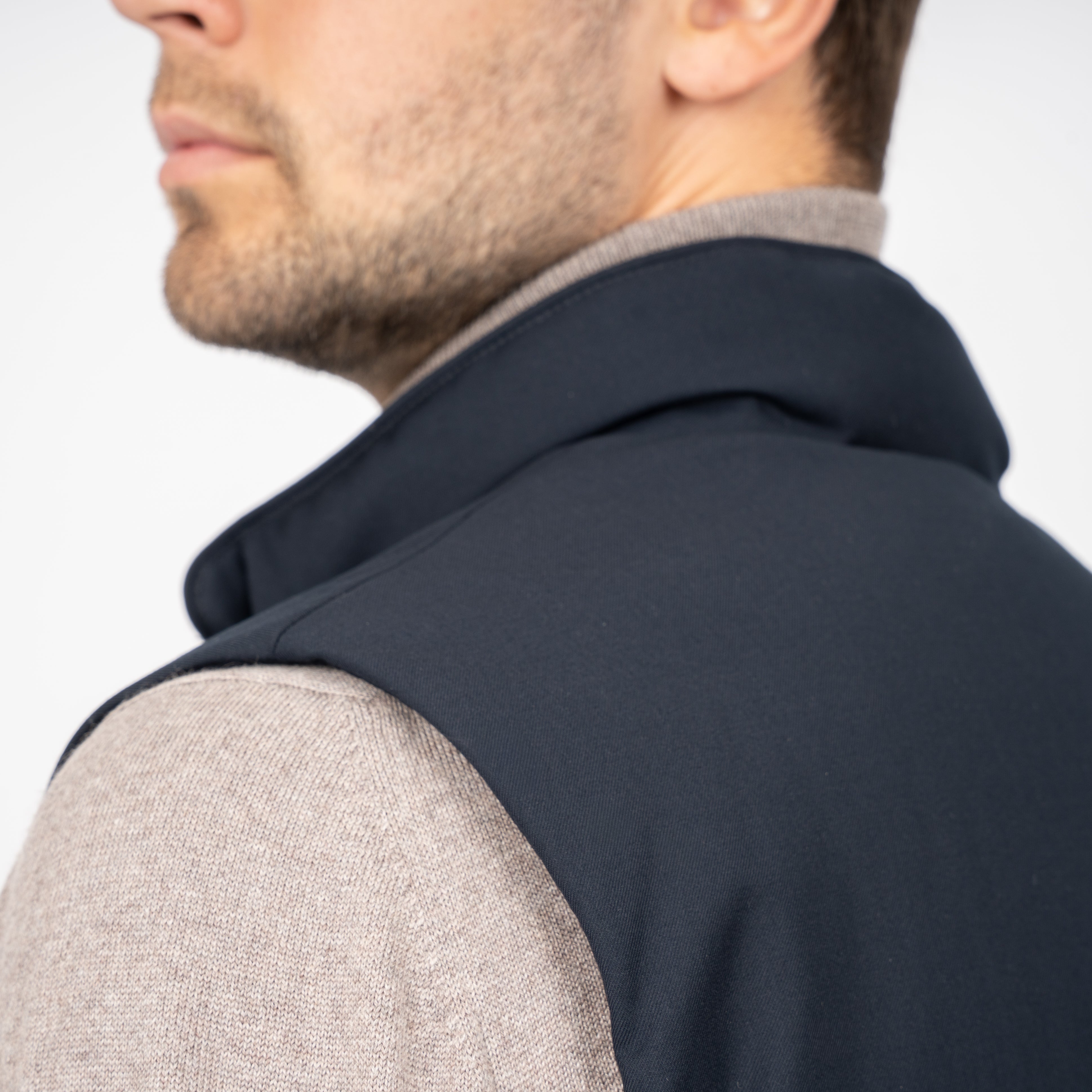 Moorer Bodywarmer Blauw | UROS-PUM
