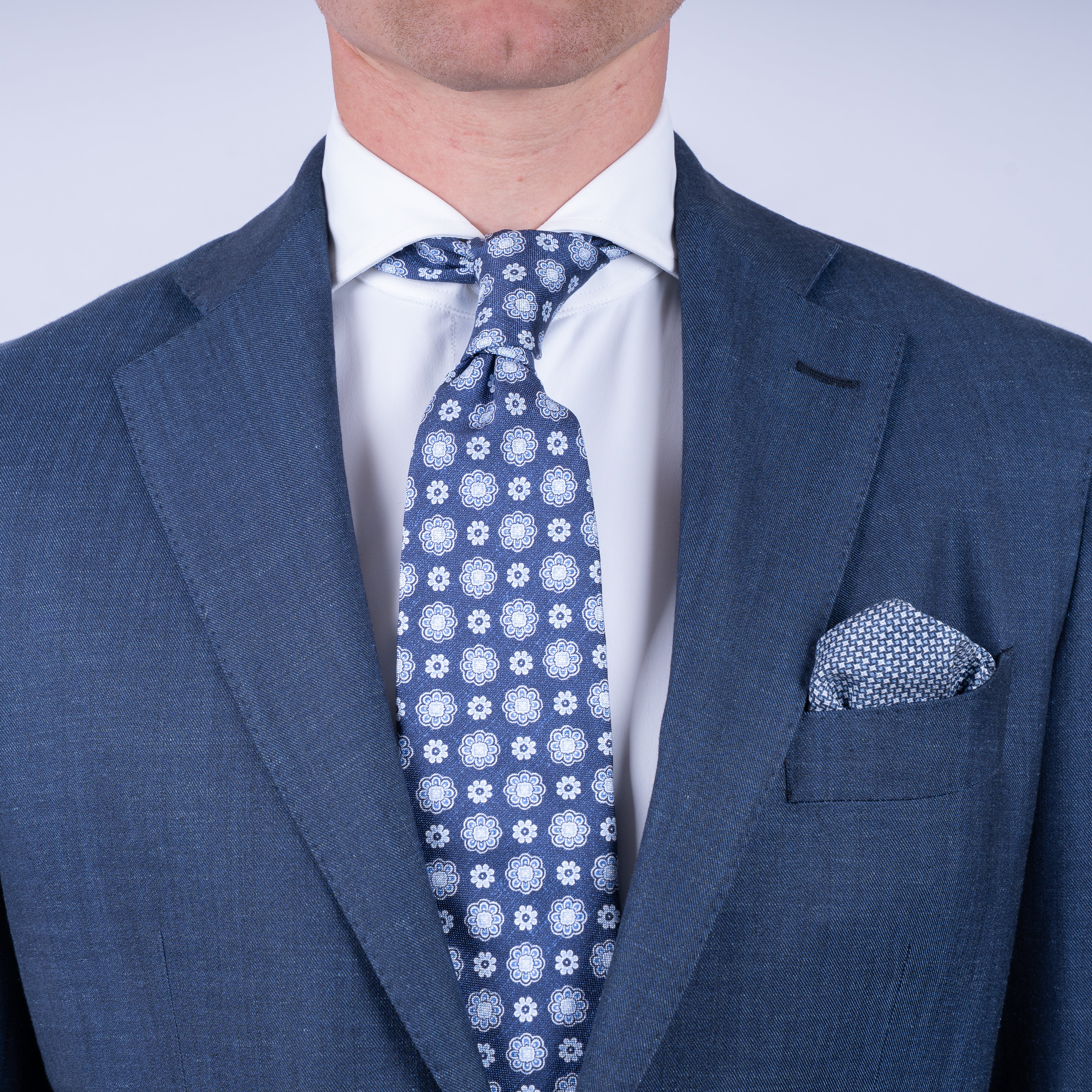 Munro Pak Blauw | Loro Piana Jersely®