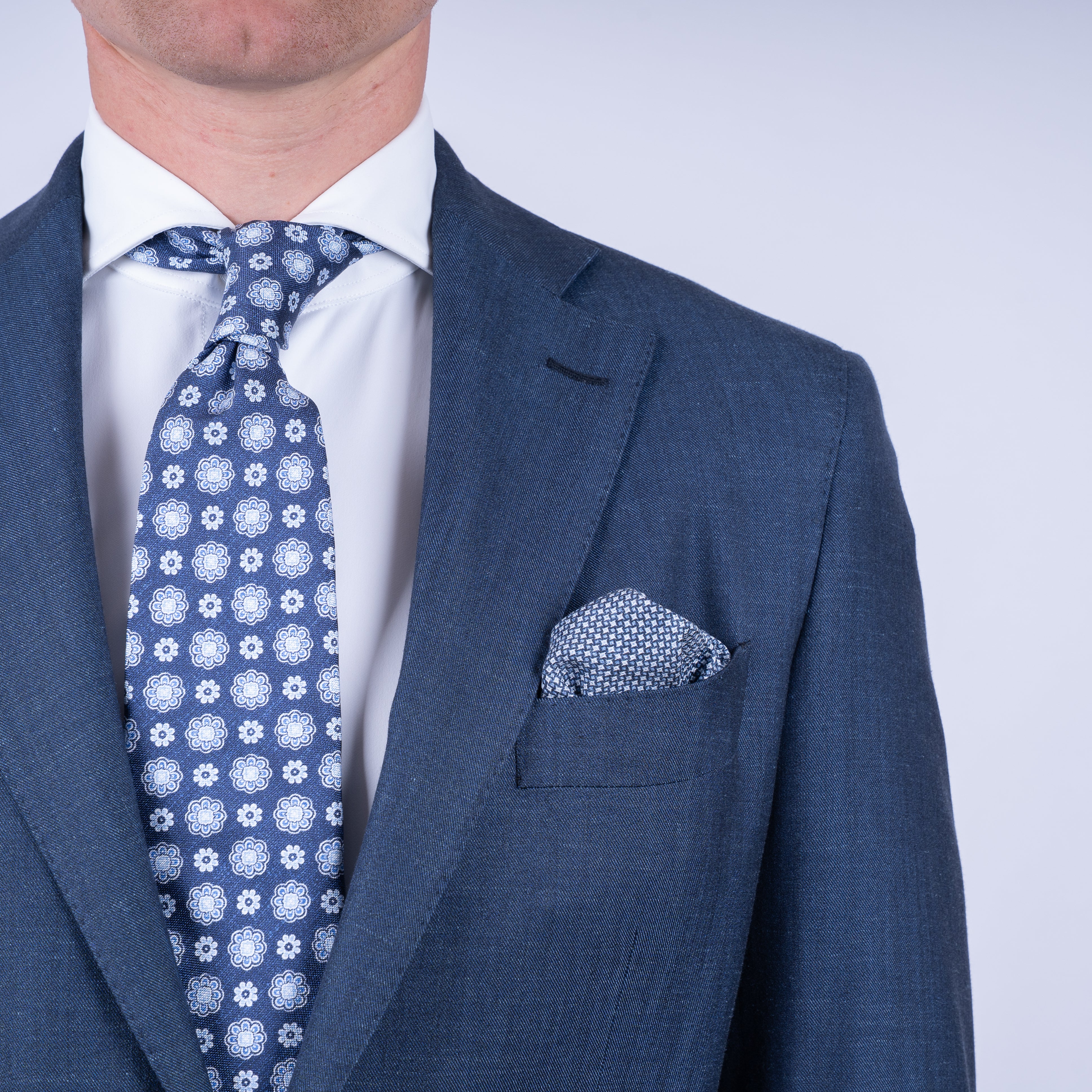 Munro Pak Blauw | Loro Piana Jersely®