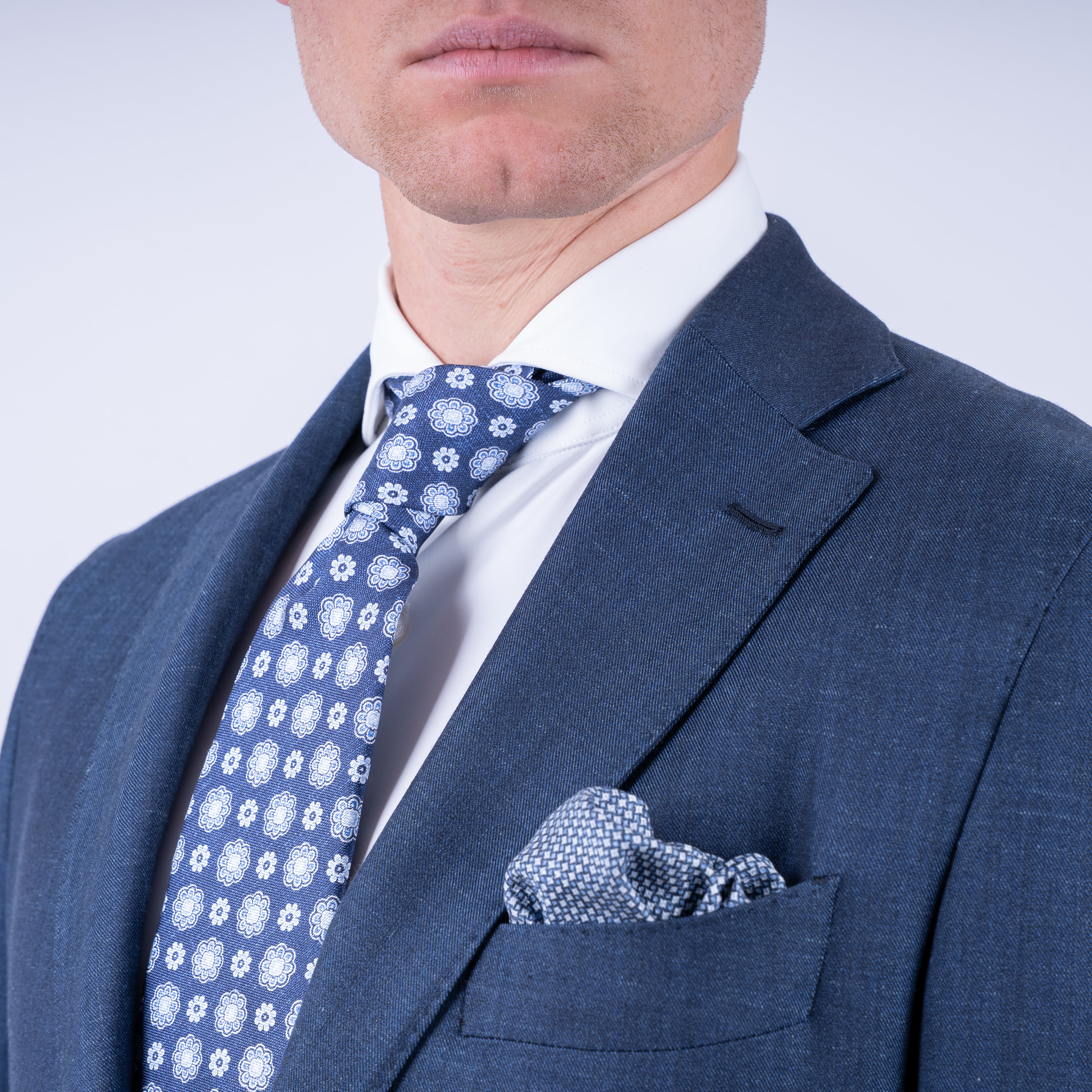 Munro Pak Blauw | Loro Piana Jersely®
