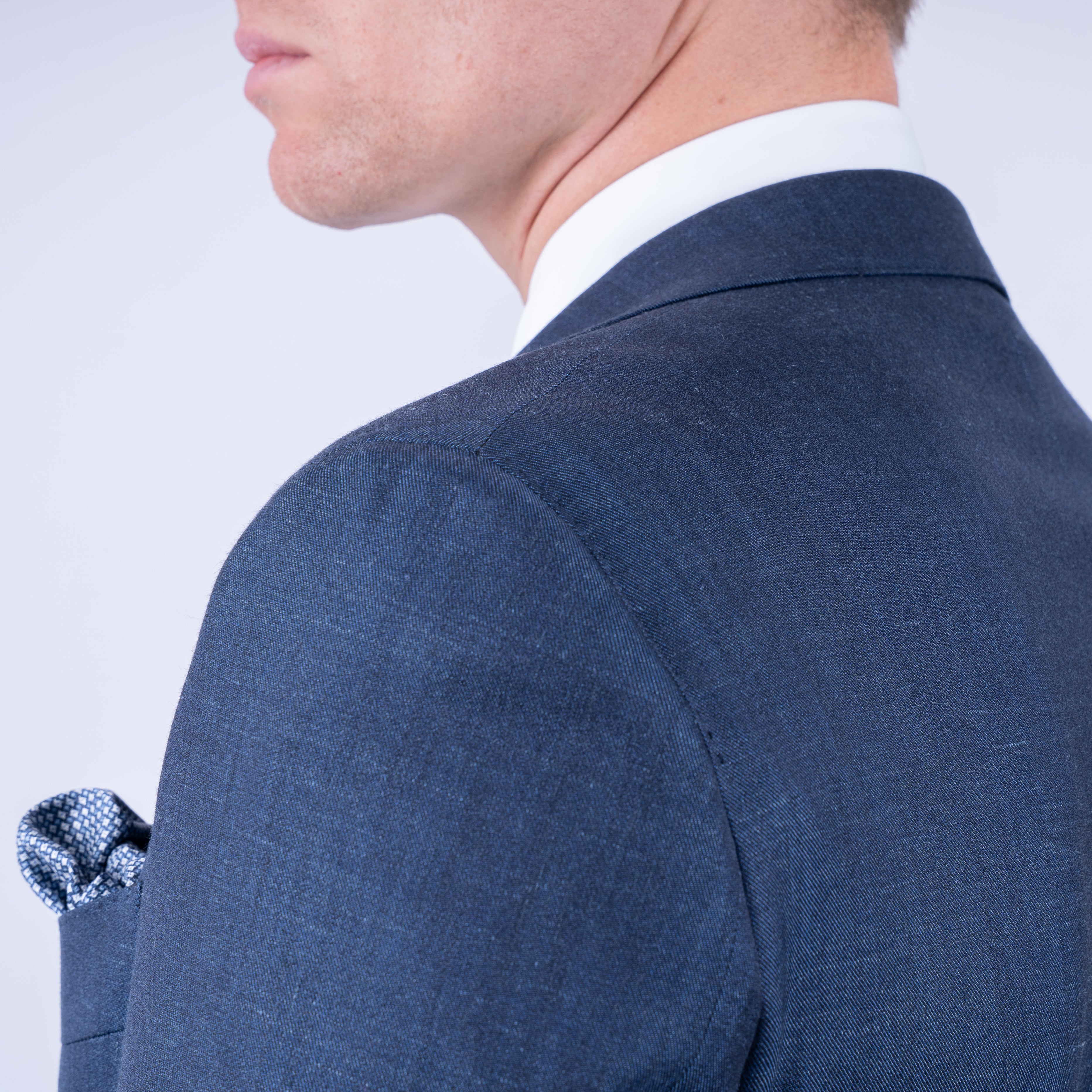 Munro Pak Blauw | Loro Piana Jersely®