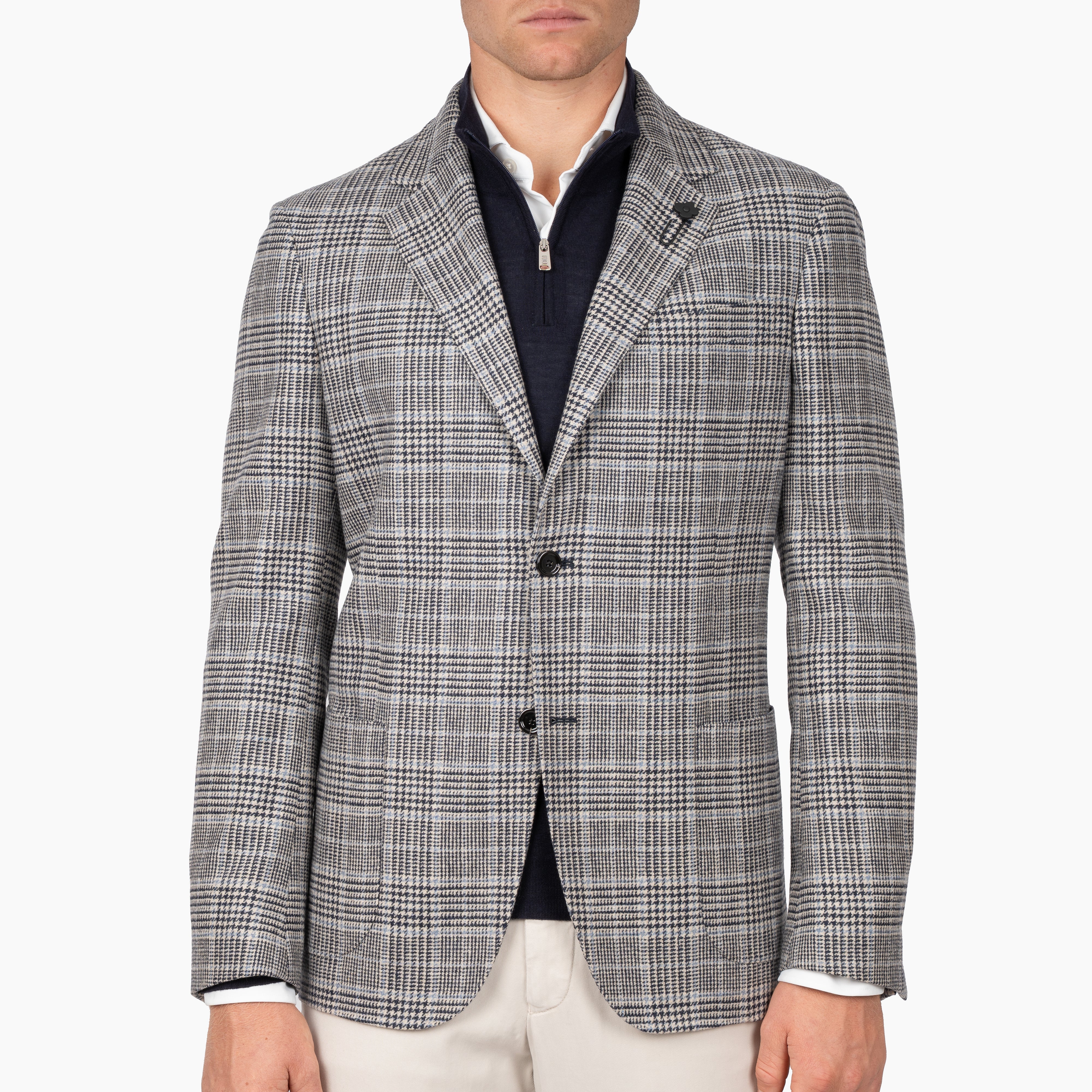 Lardini Colbert Blauw Geruit | Roma