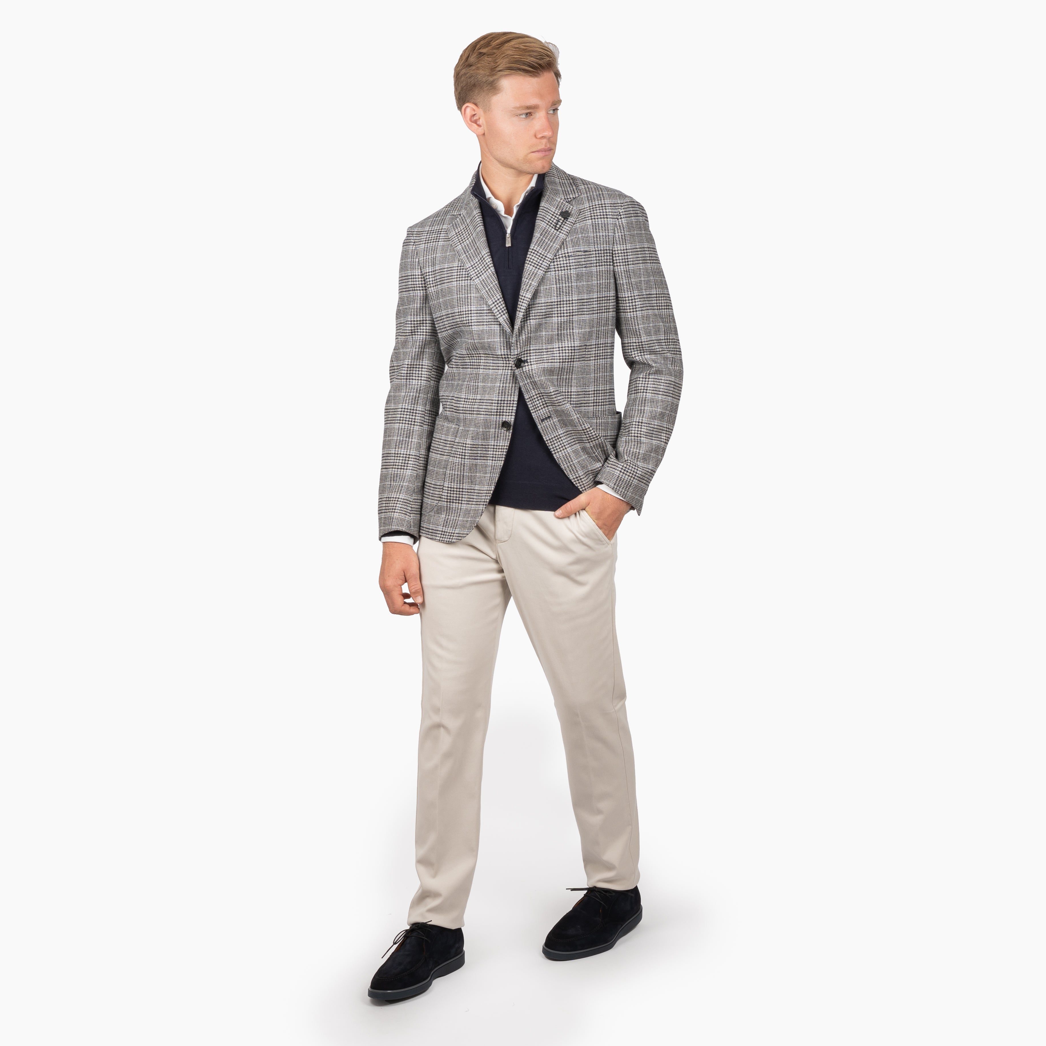 Lardini Colbert Blauw Geruit | Roma