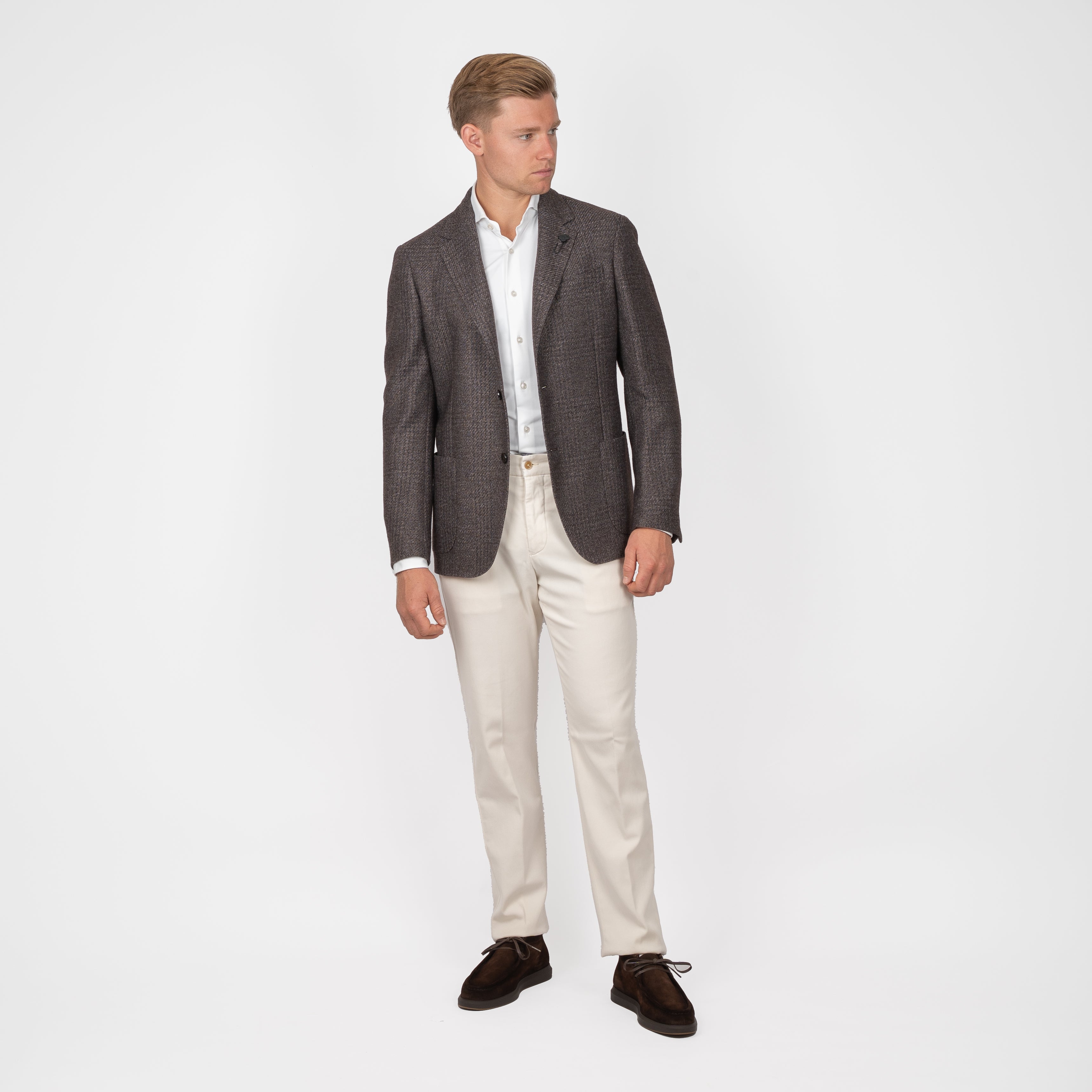 Lardini Colbert Bruin / Pruim Tint Geruit | Roma