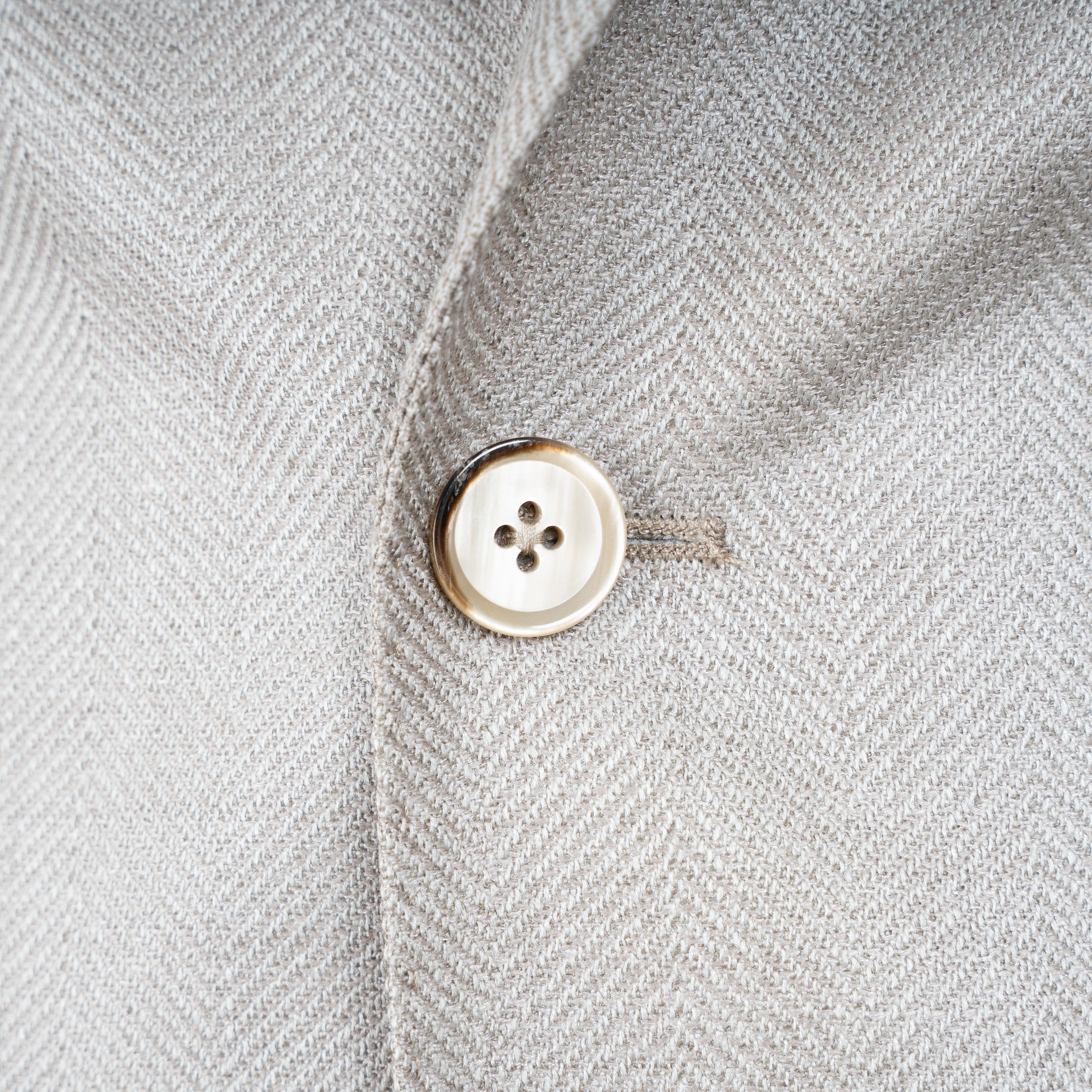 L.B.M. 1911 Colbert Visgraat Beige | Silk & Linnen