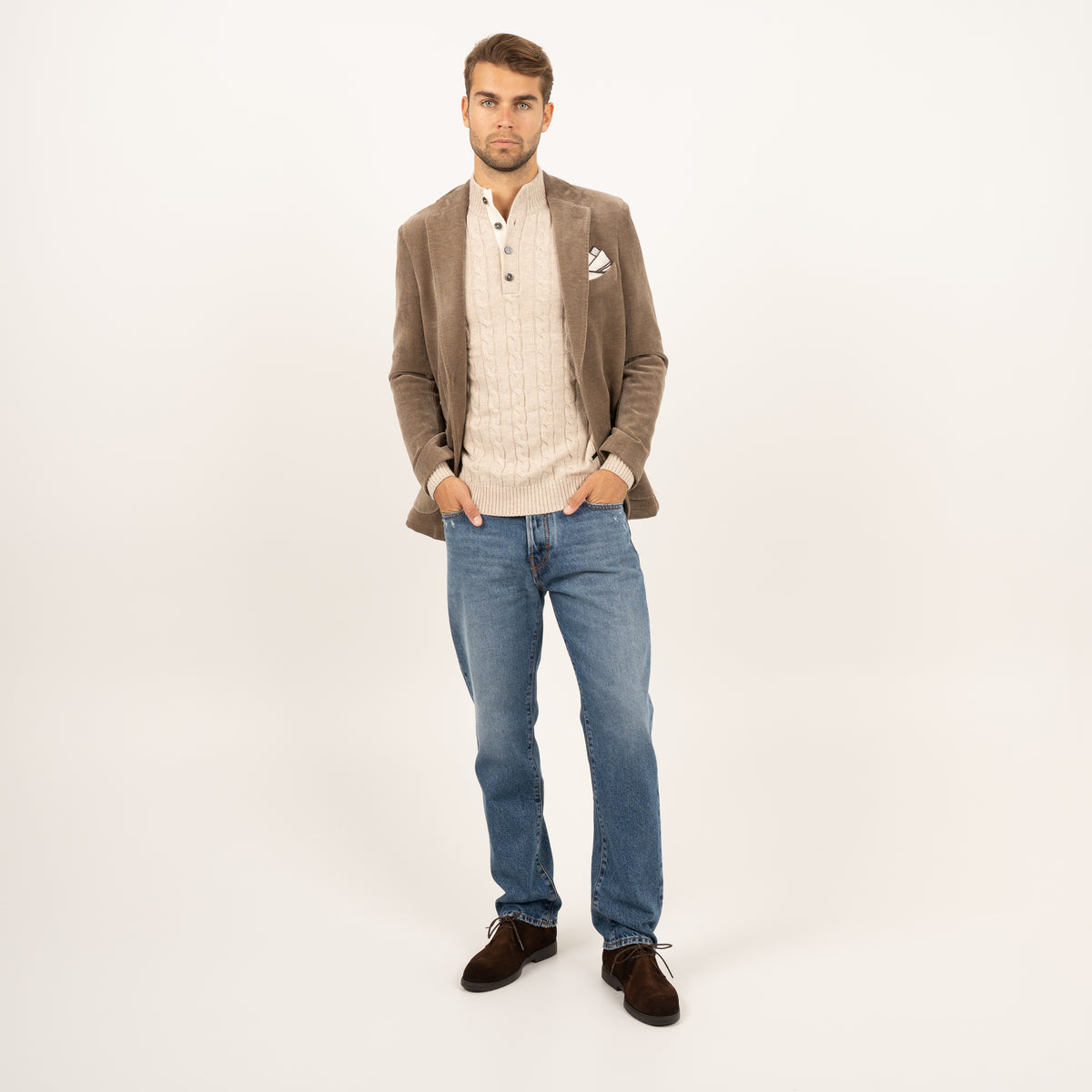 SEVEN DIALS Colbert Beige Corduroy | Blakely