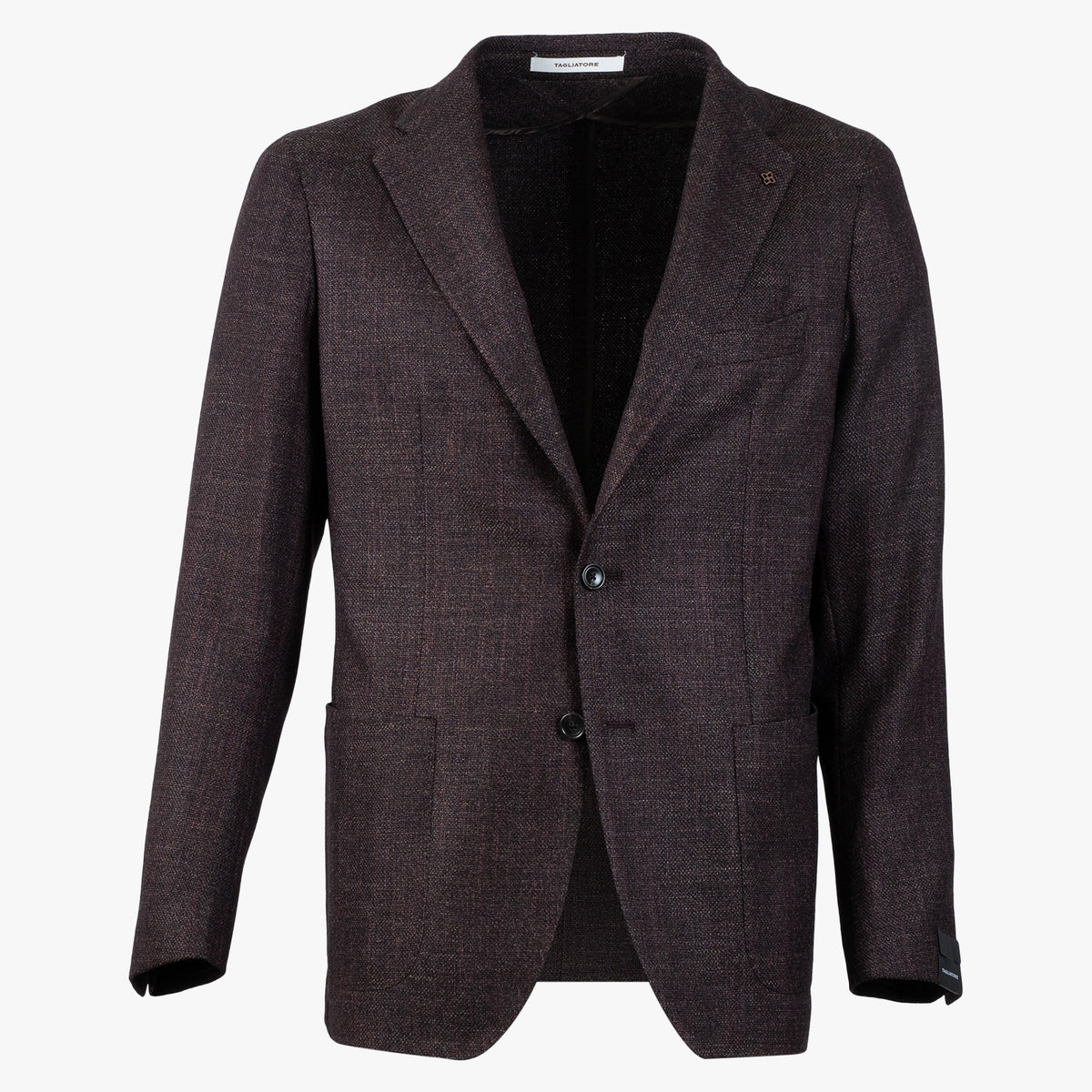 TAGLIATORE Colbert Bordeauxrood | Wool & Silk
