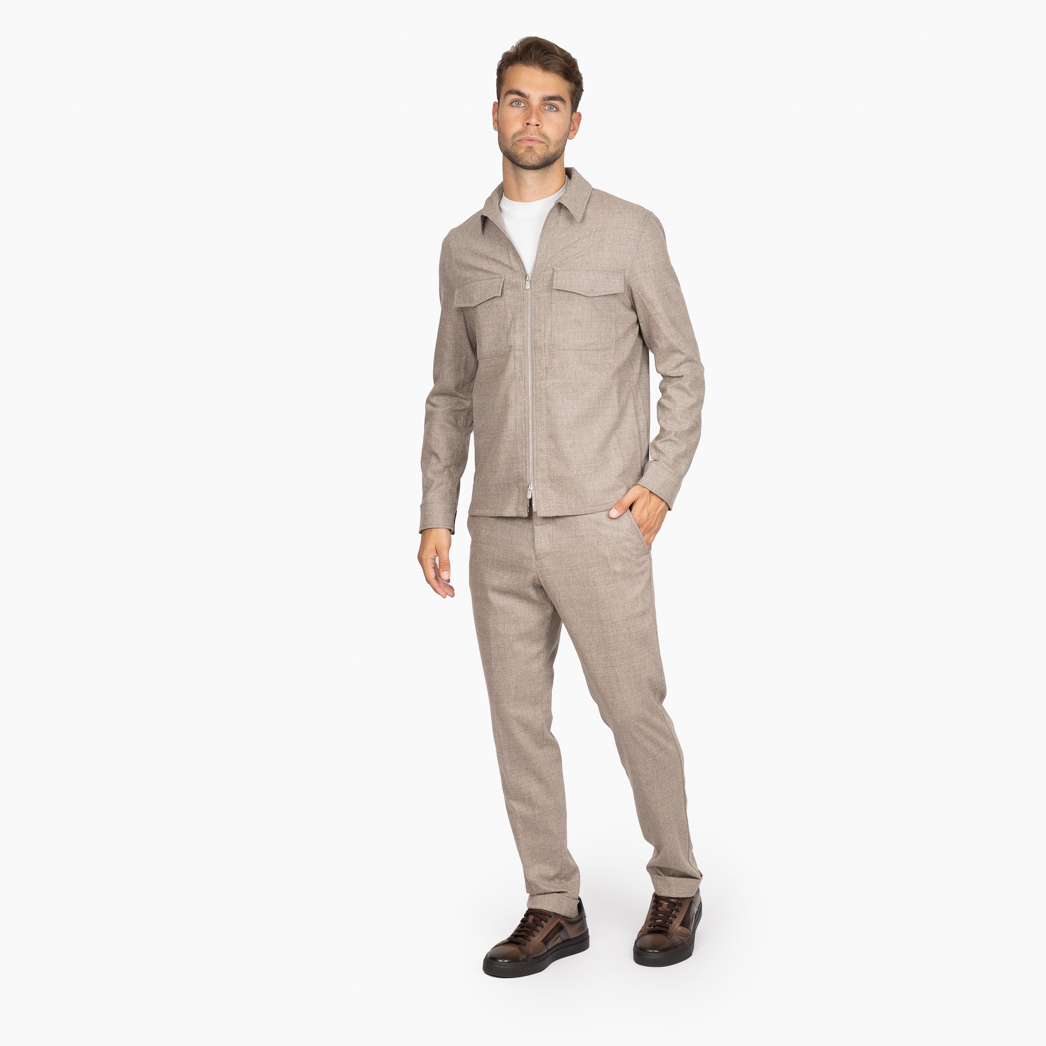Marco Pescarolo Pantalon Beige | Manu