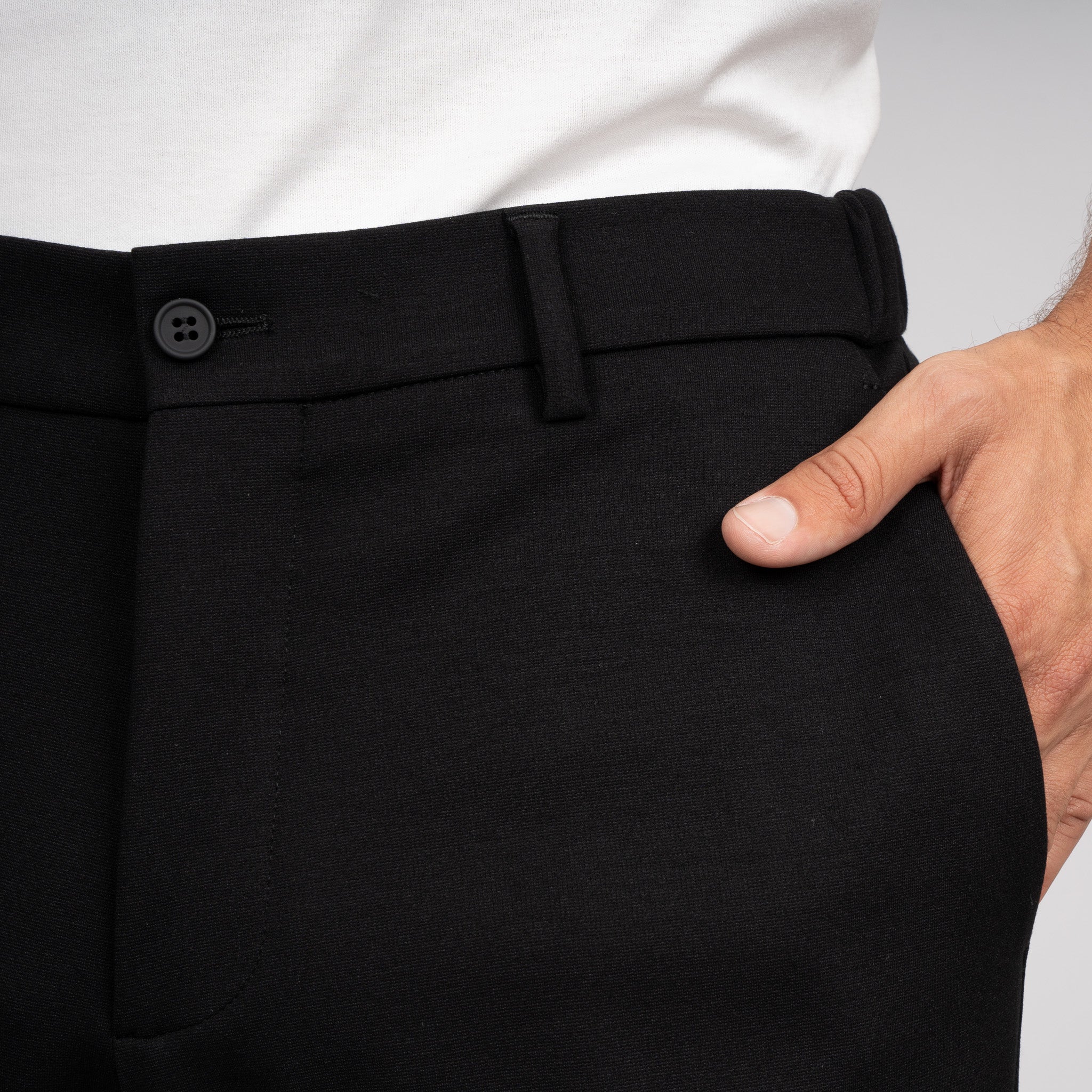 Berwich Chino Zwart | Morello Elax