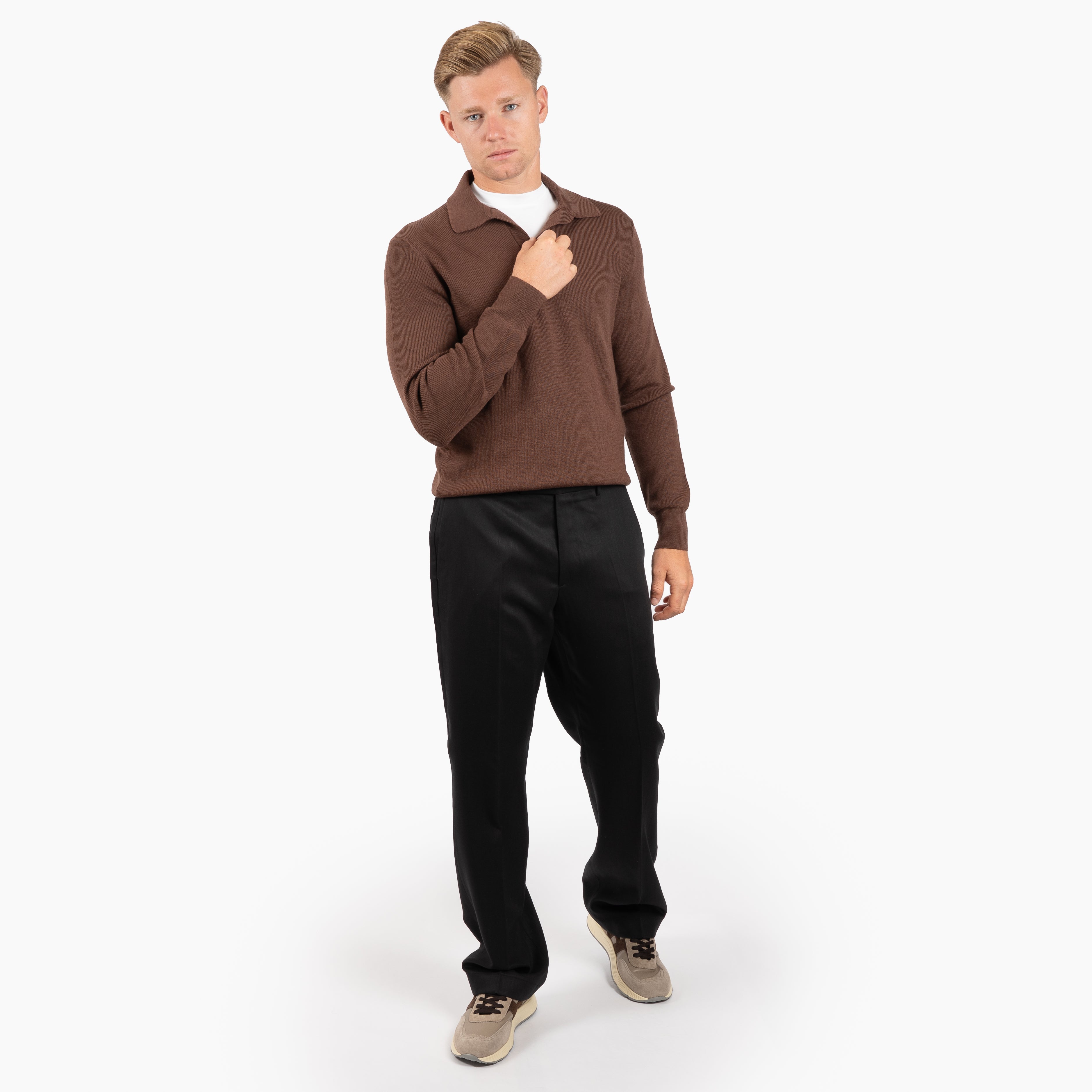 Berwich Pantalon Zwart | Lucano Elax