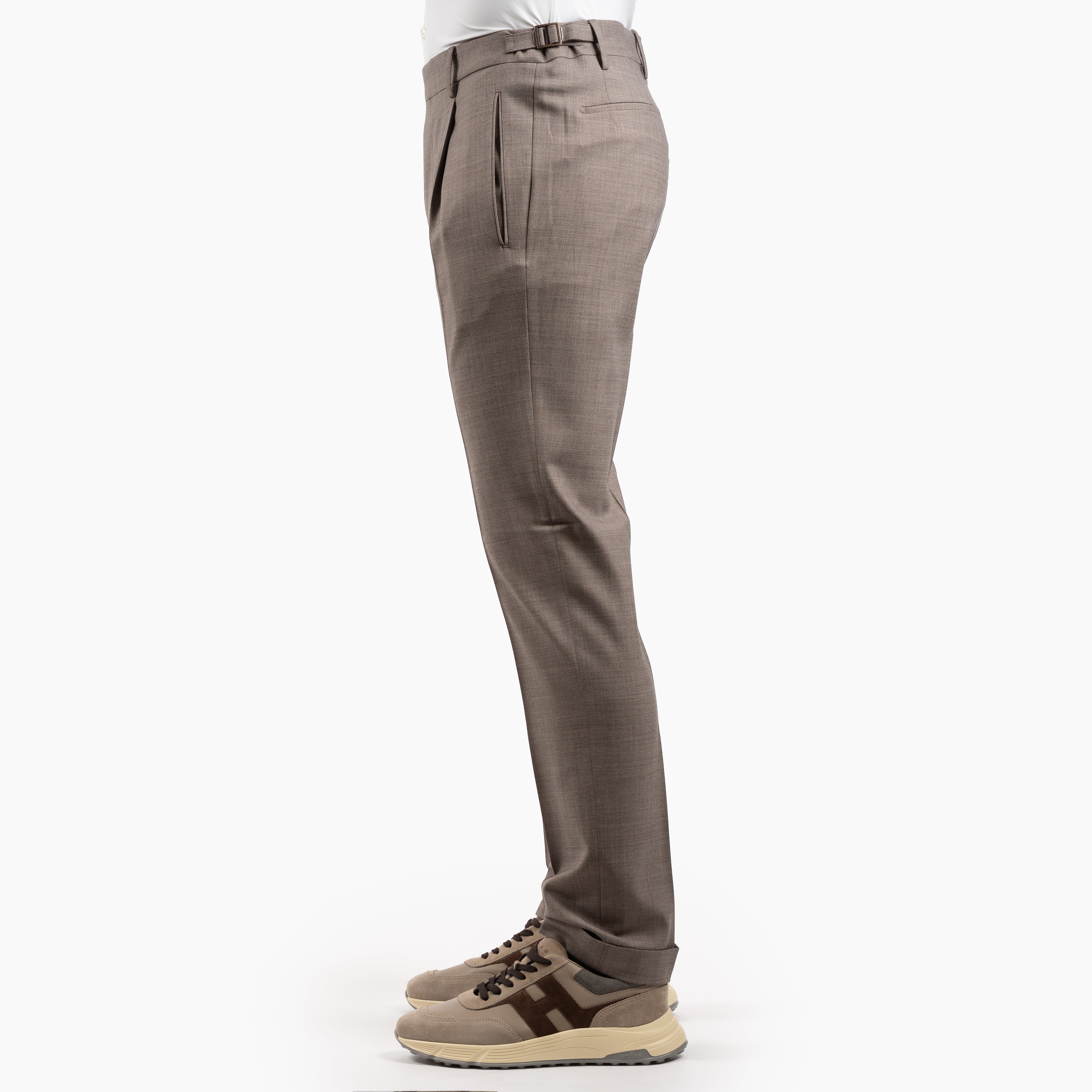 Berwich Pantalon Licht Bruin | Retrolong