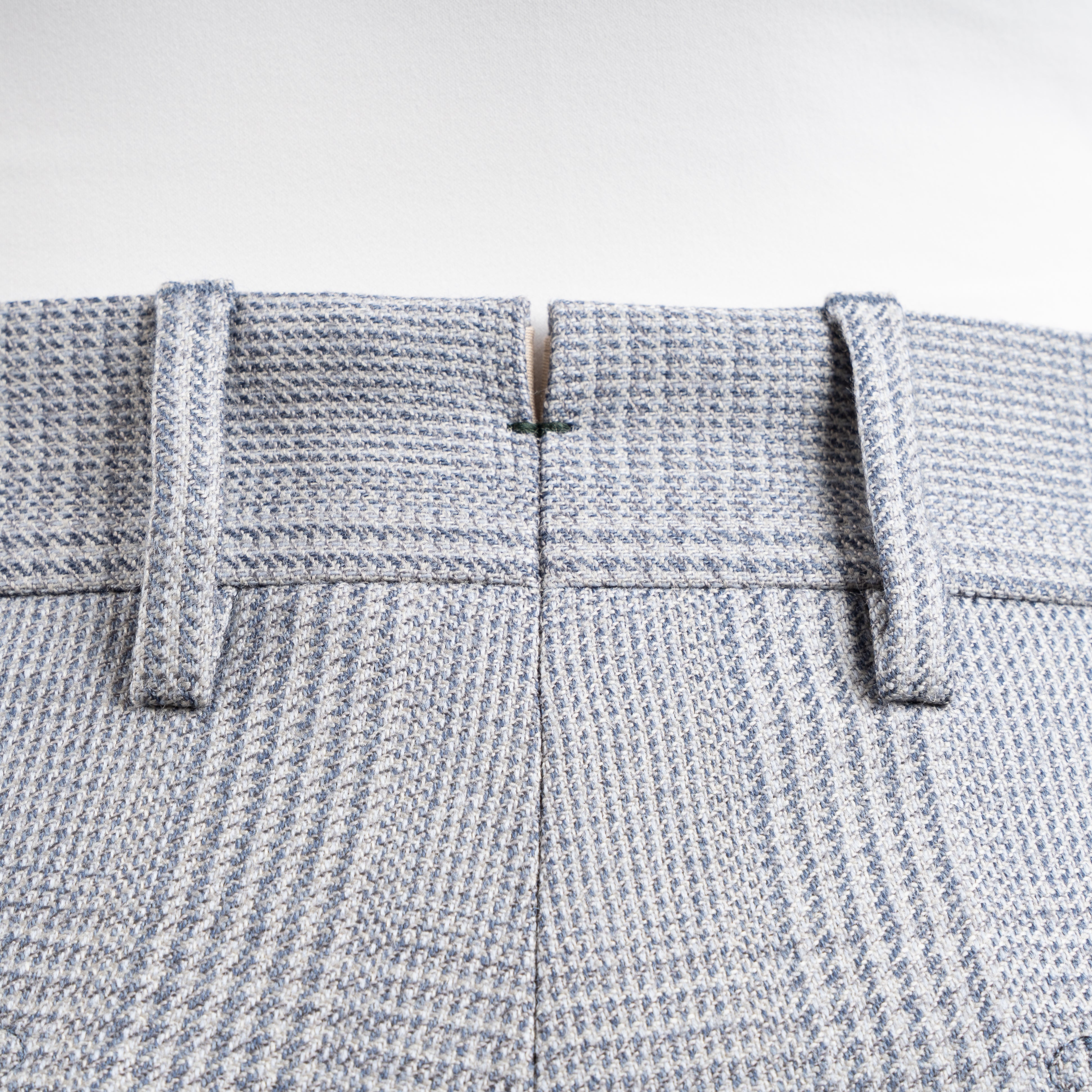 Berwich Pantalon Blauw/Grijs Geruit | Retrolong