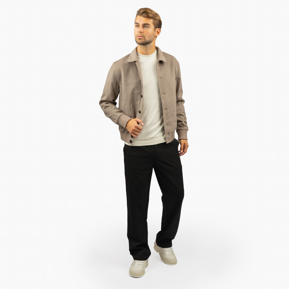 Flaneur Pantalon Zwart | Atelier Trousers