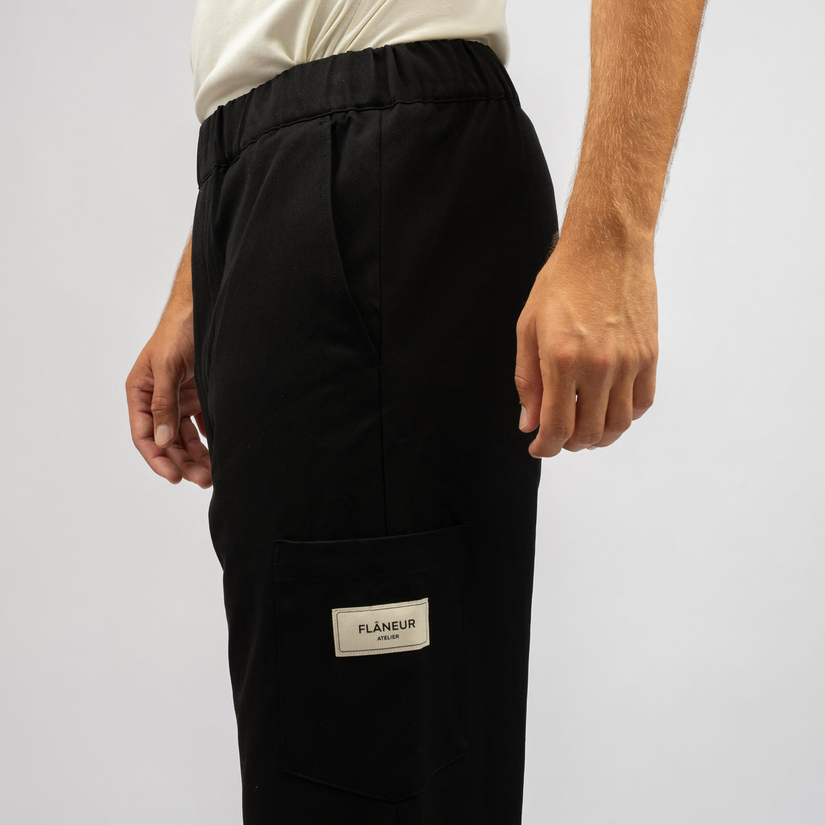 Flaneur Pantalon Zwart | Atelier Trousers