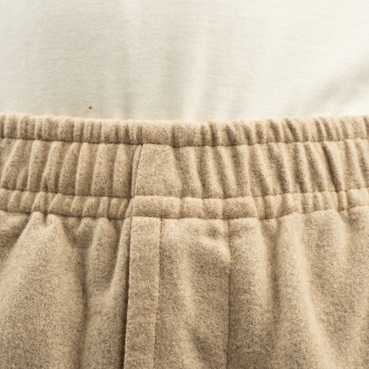 Stone Island Flannel Broek Beige | Wool Nylon Flannel-TC