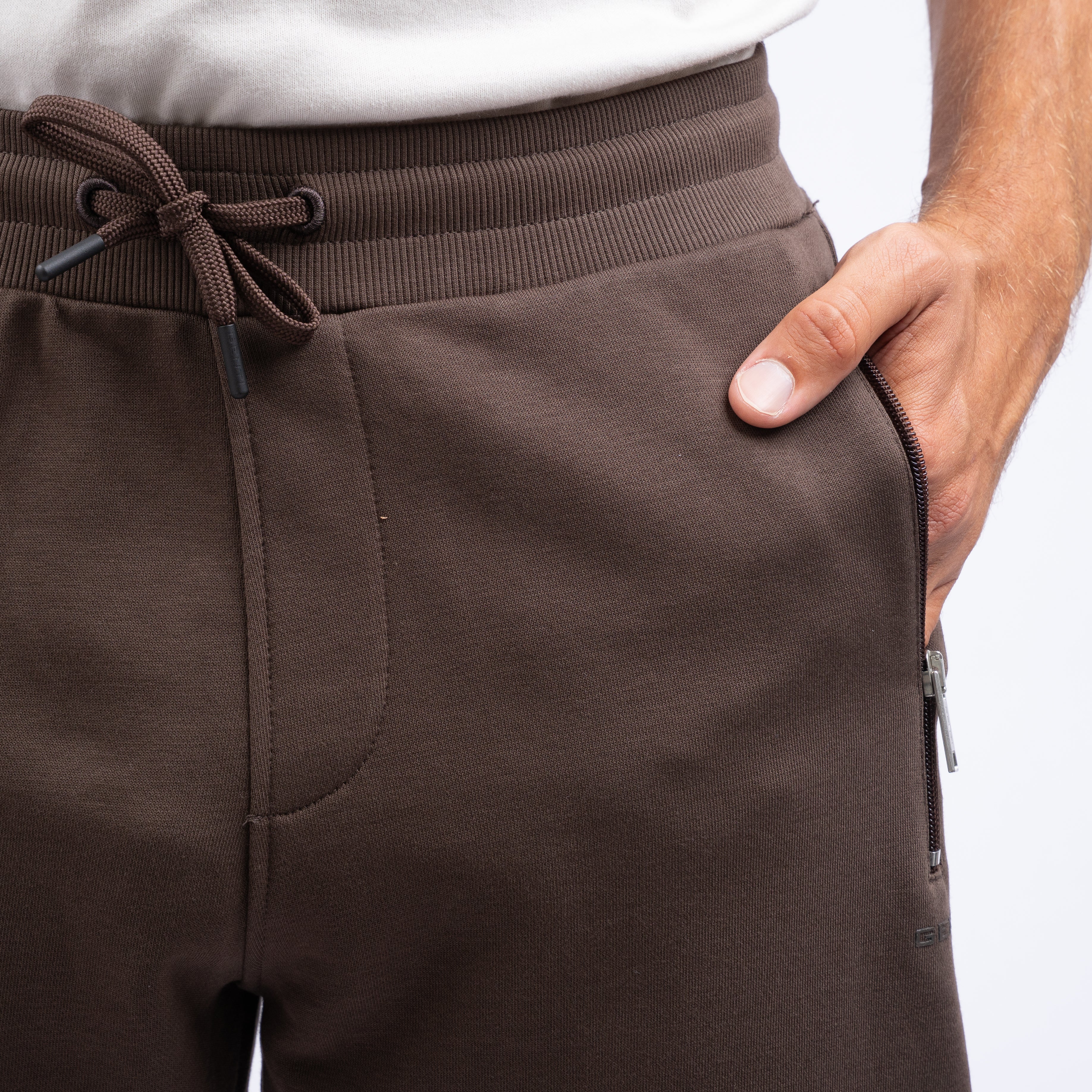 Genti Joggingbroek Bruin | Cotton