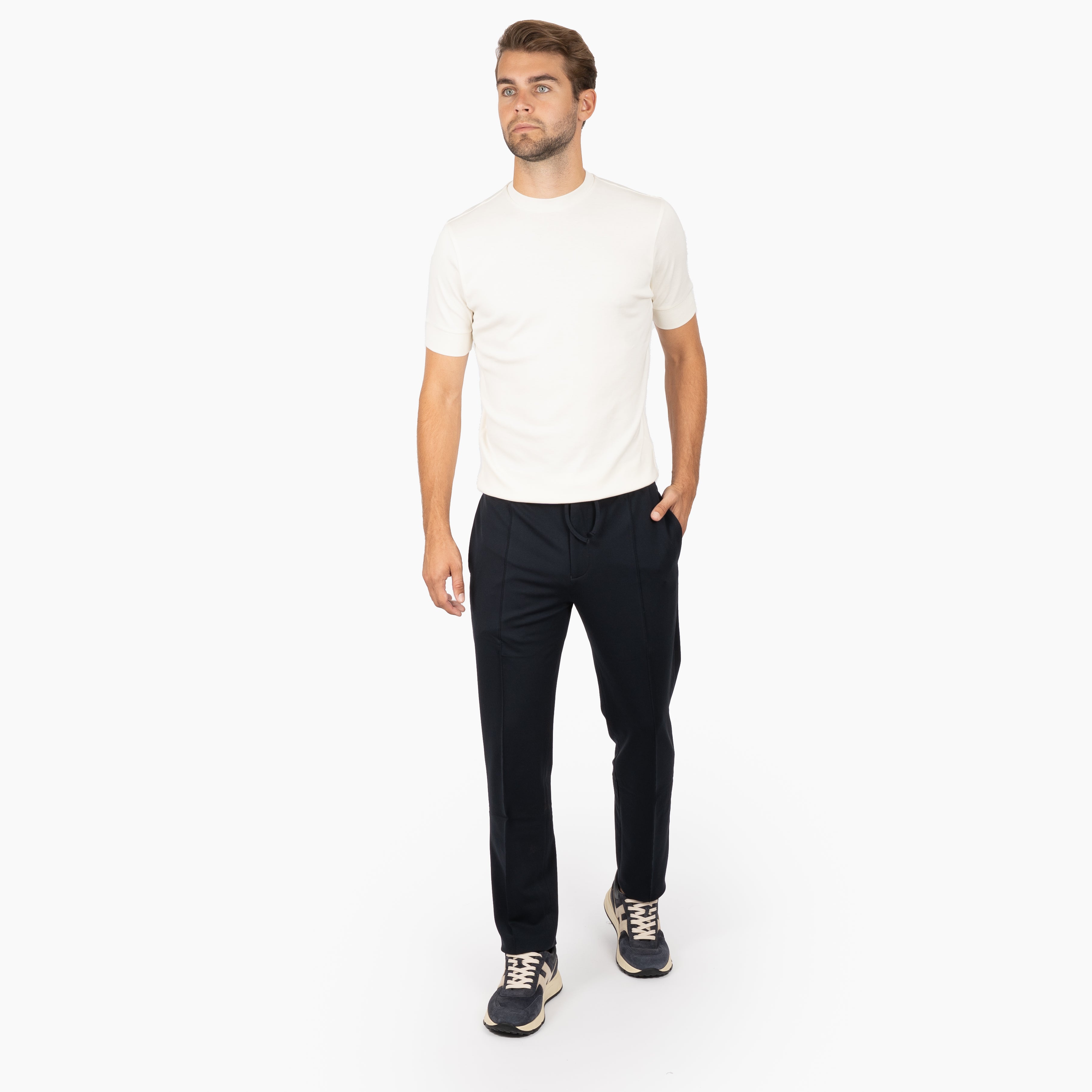 Stefan Brandt Pantalon Donkerblauw | Jonas M FTE Co Ultra 60