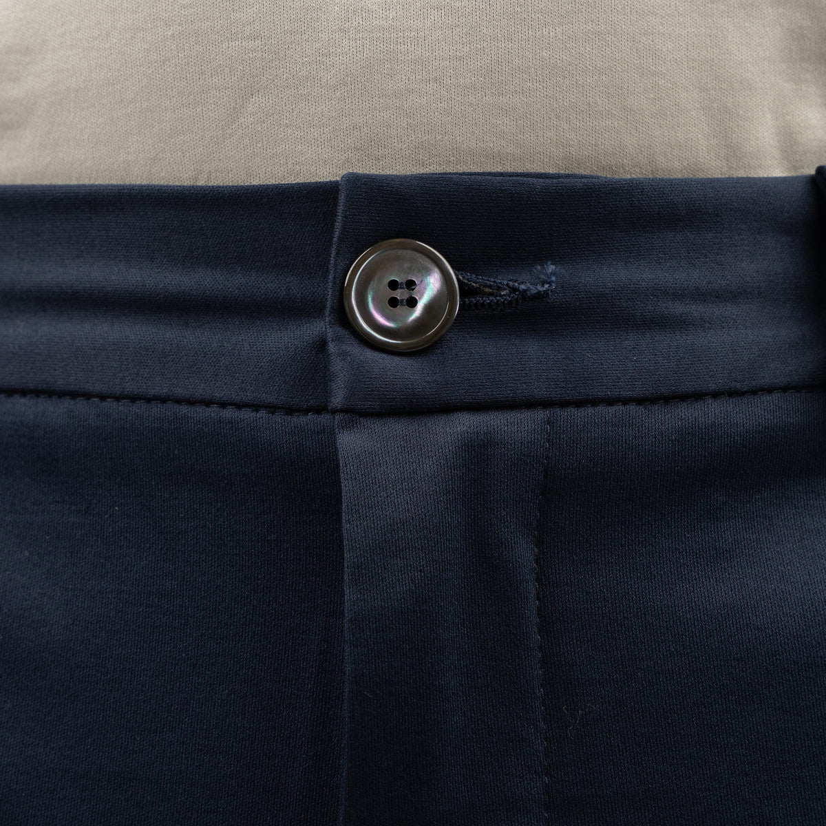 Valenza Pantalon Blauw | Supima Tapered Trousers