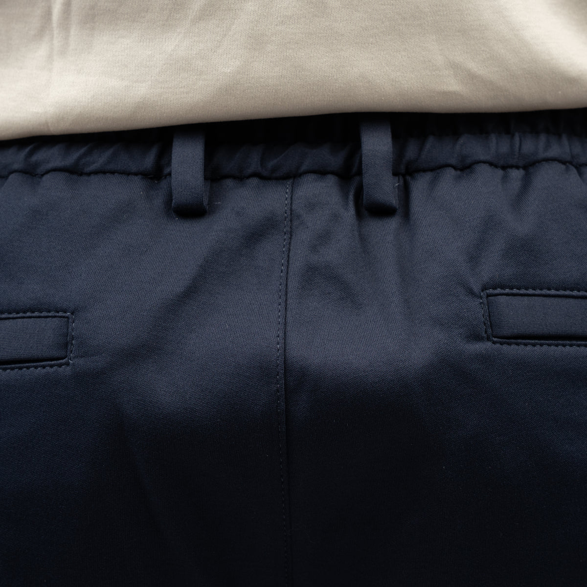 Valenza Pantalon Blauw | Supima Tapered Trousers