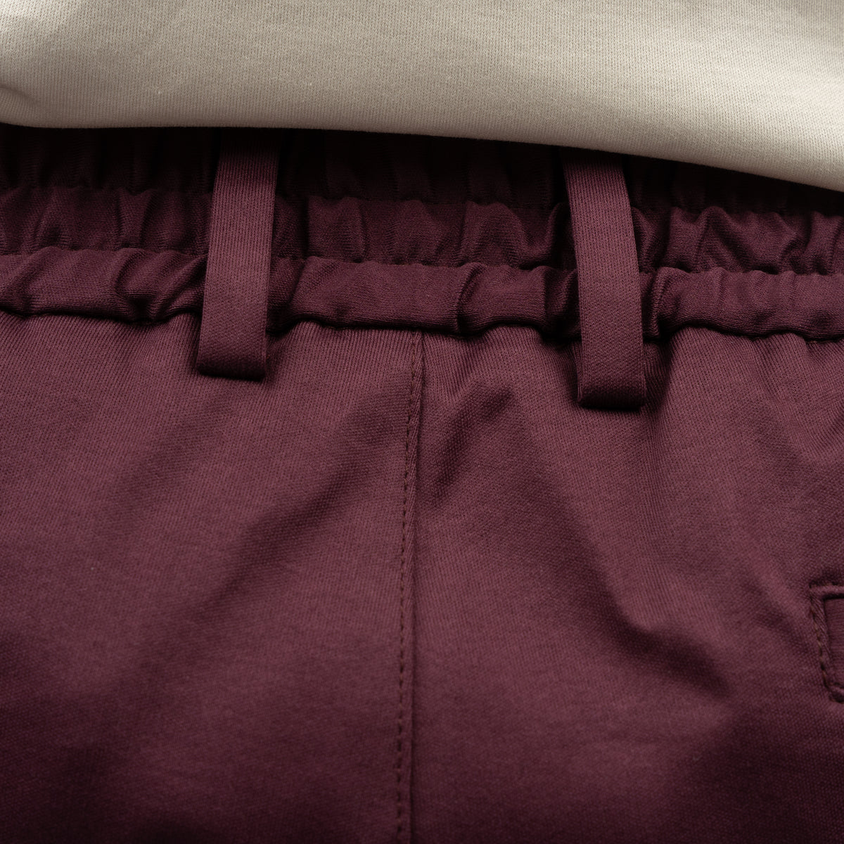 Valenza Pantalon Bordeaux Rood | Supima Tapered Trousers