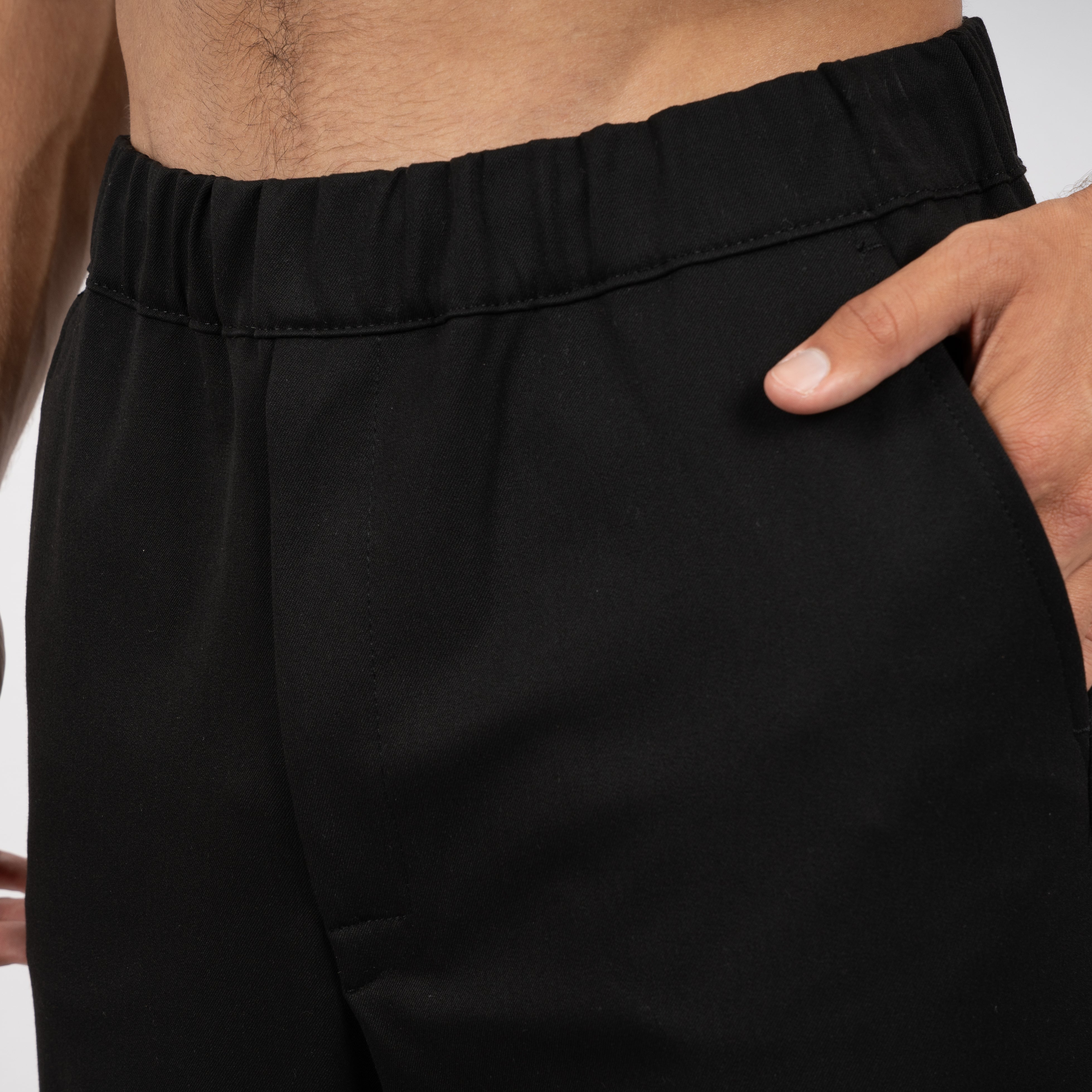 Flaneur Pantalon Zwart | Atelier Tailored Trousers