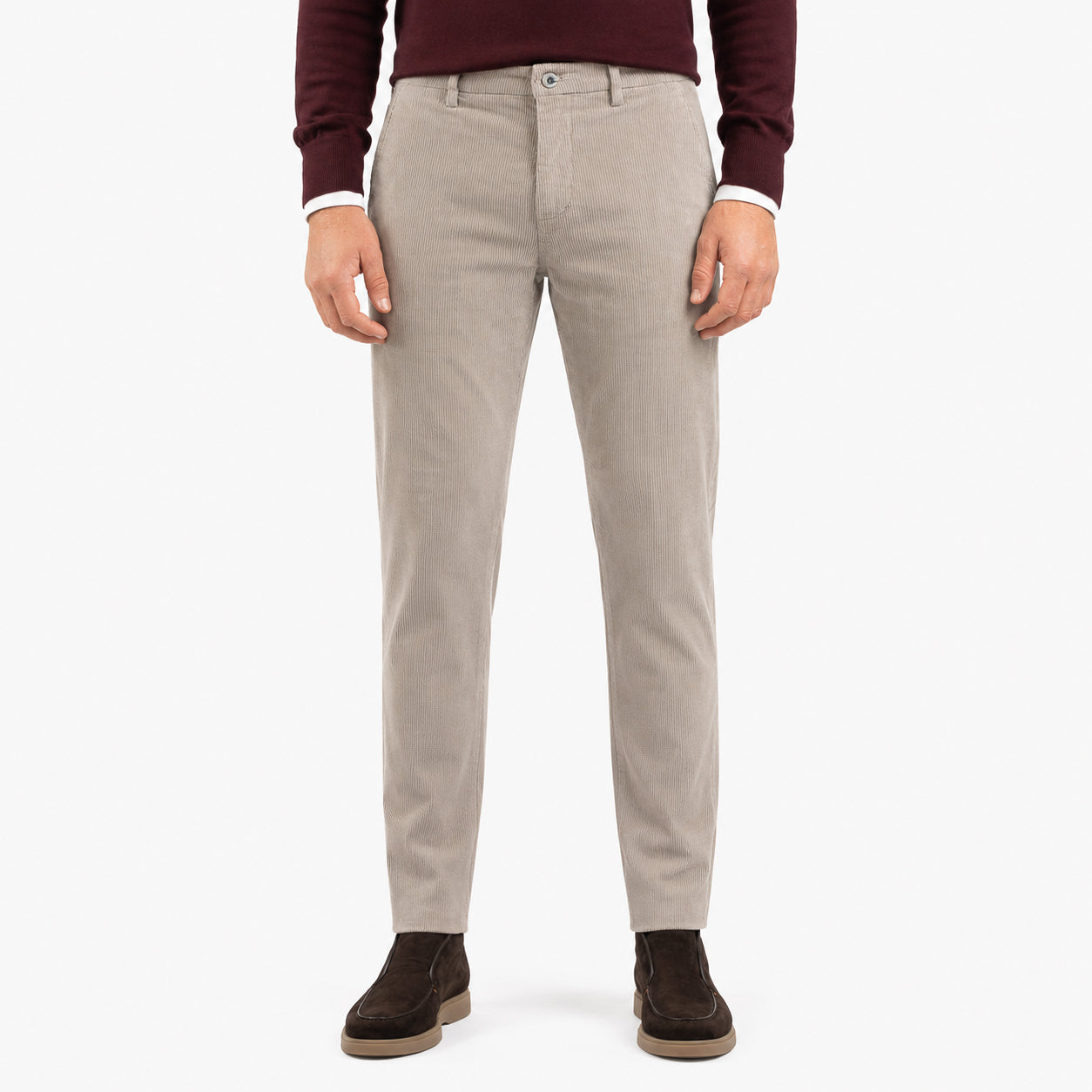 Mason's Chino Corduroy Taupe | Torino