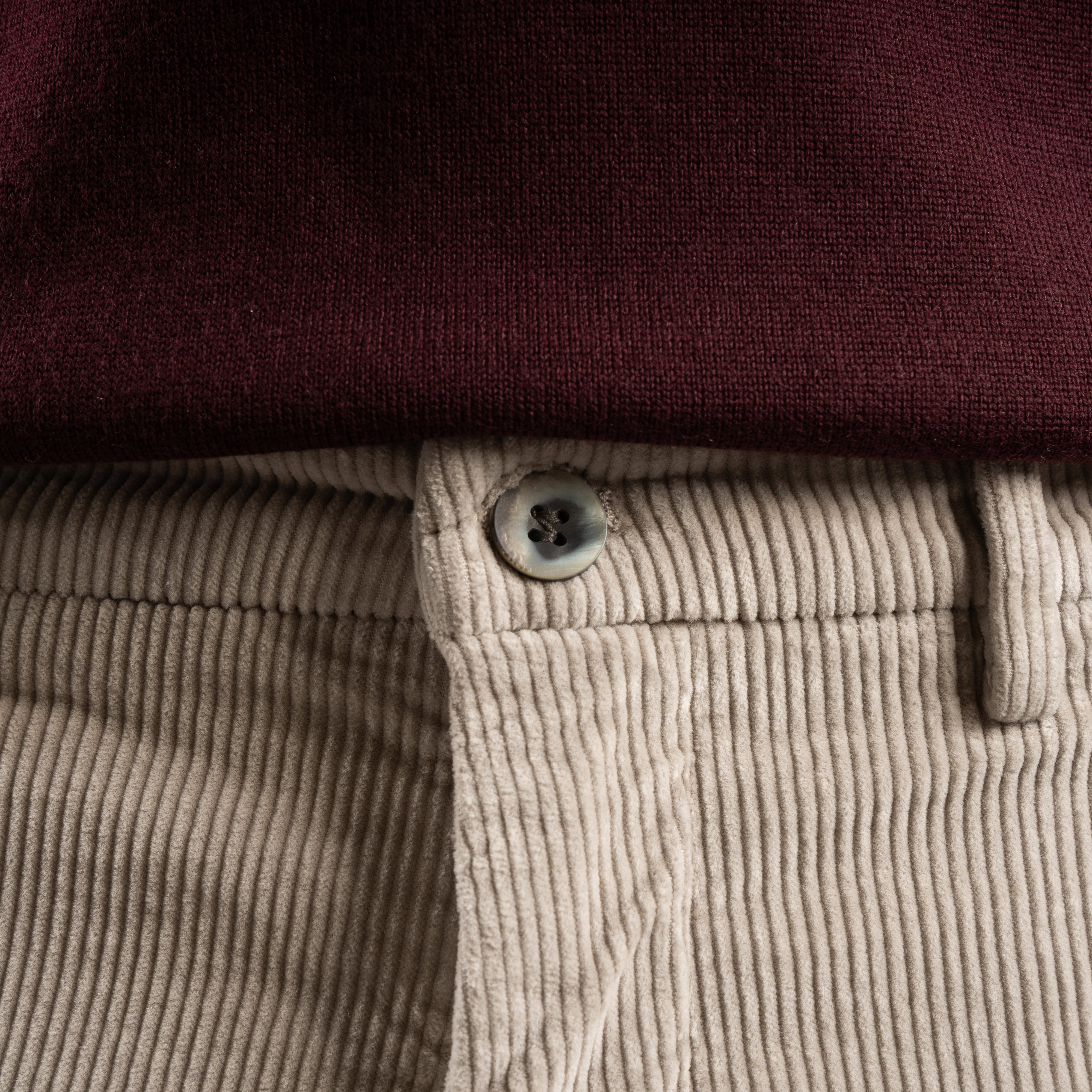 Mason's Chino Corduroy Taupe | Torino