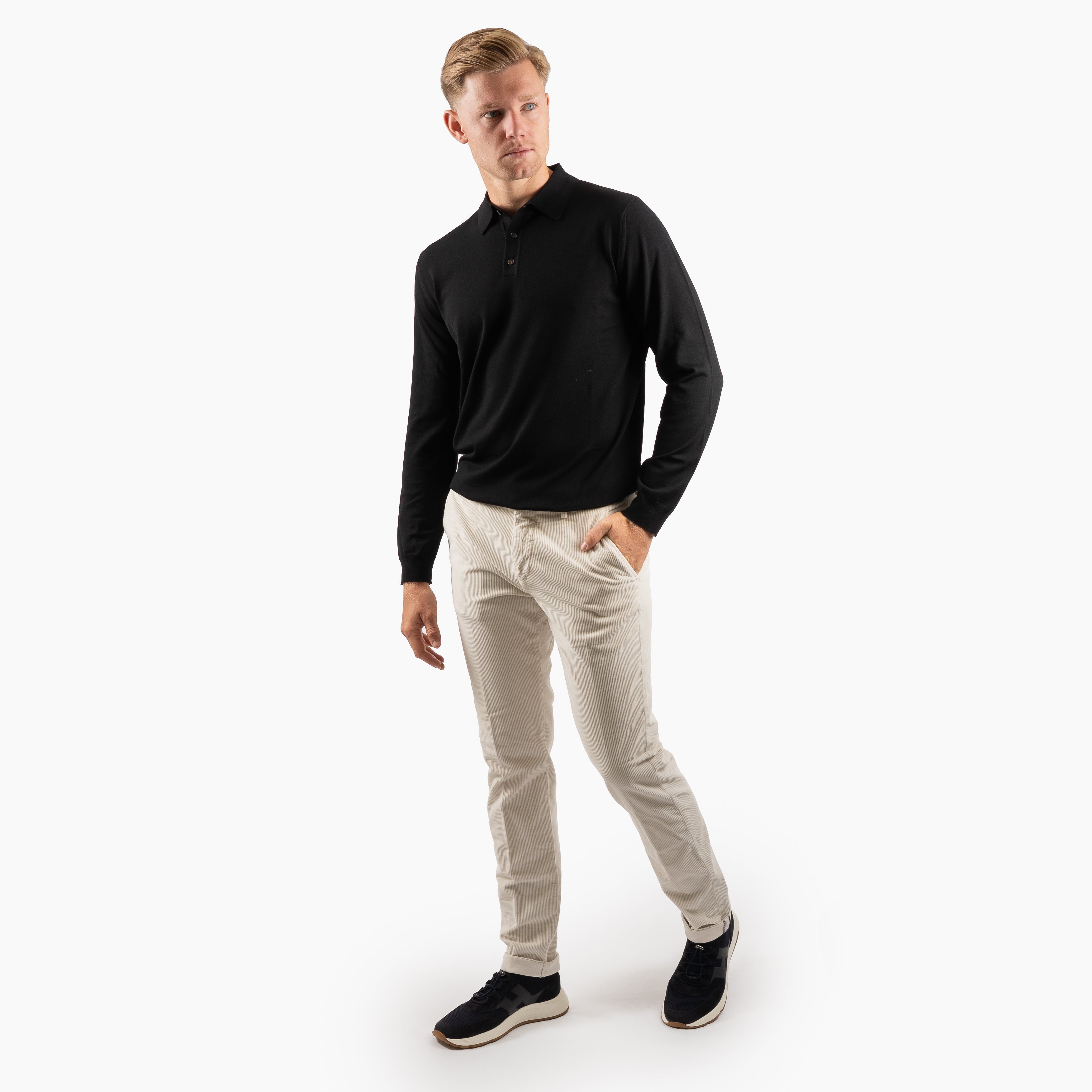 Mason's Chino Corduroy Crème | Torino