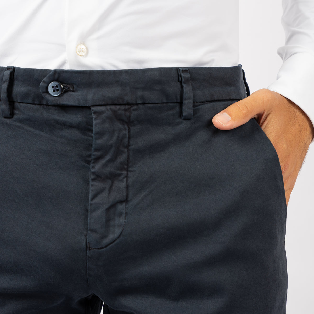 Mason's Pantalon Blauw | Torino Flex