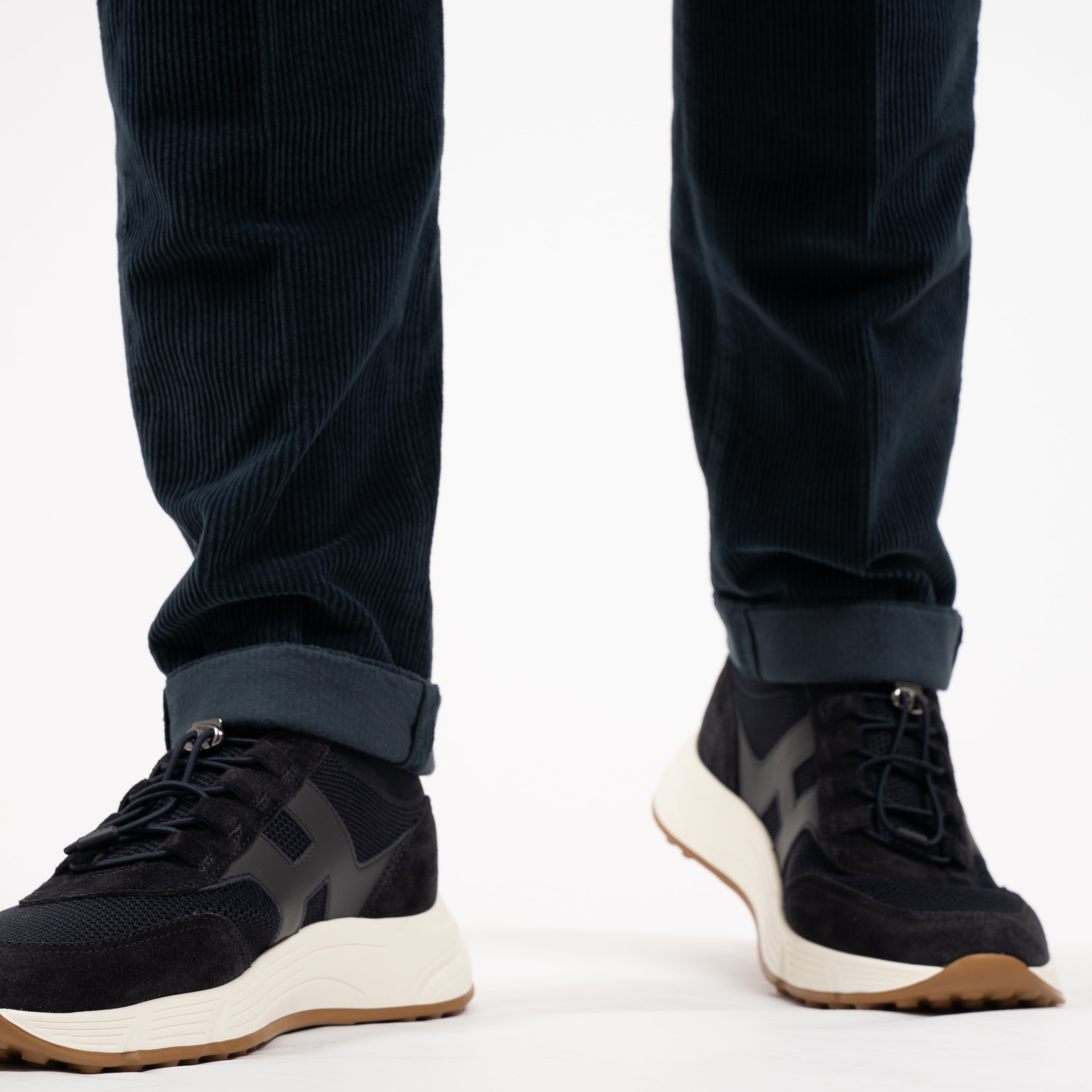 Mason's Chino Corduroy Blauw | Torino