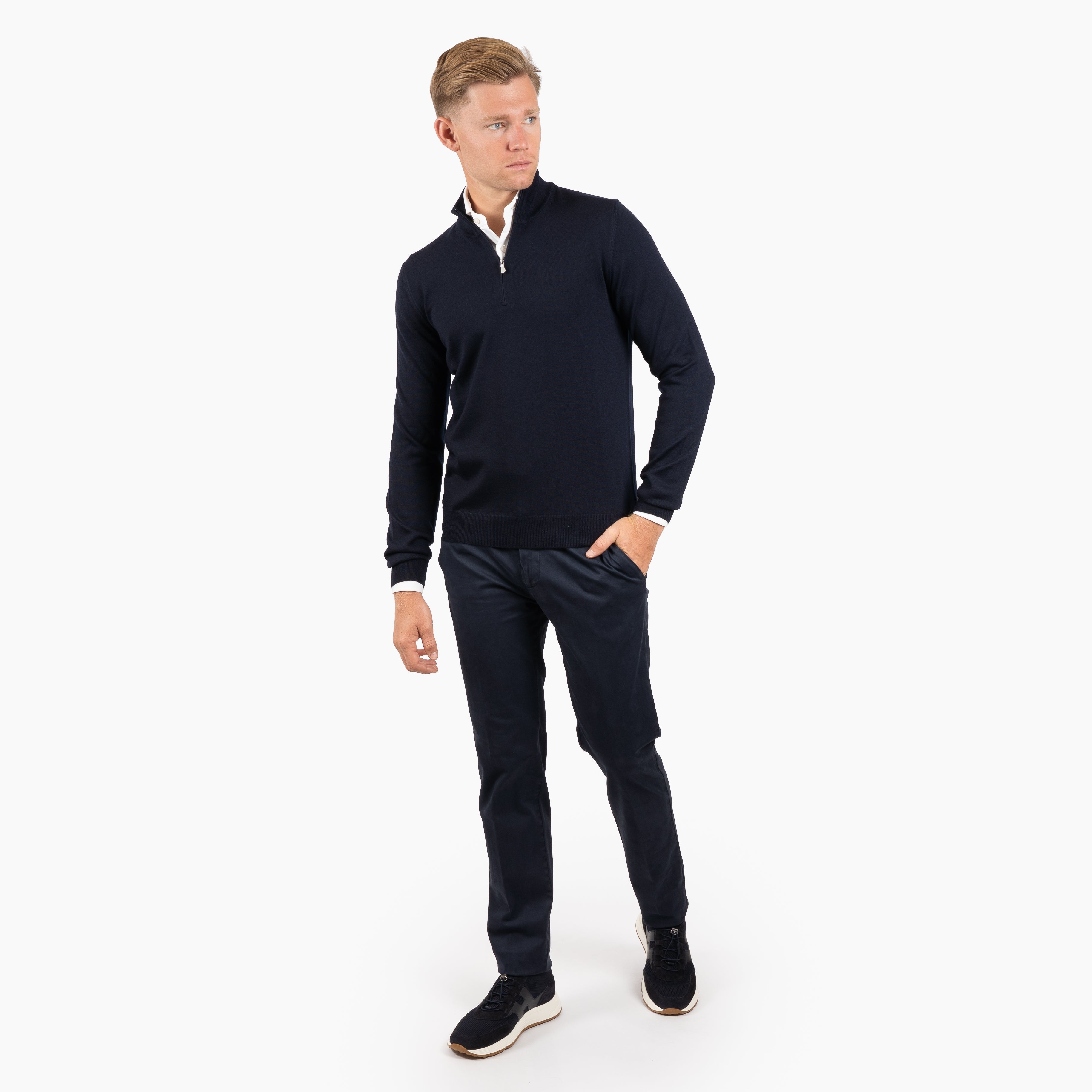Berwich Chino Blauw | Morello Elax