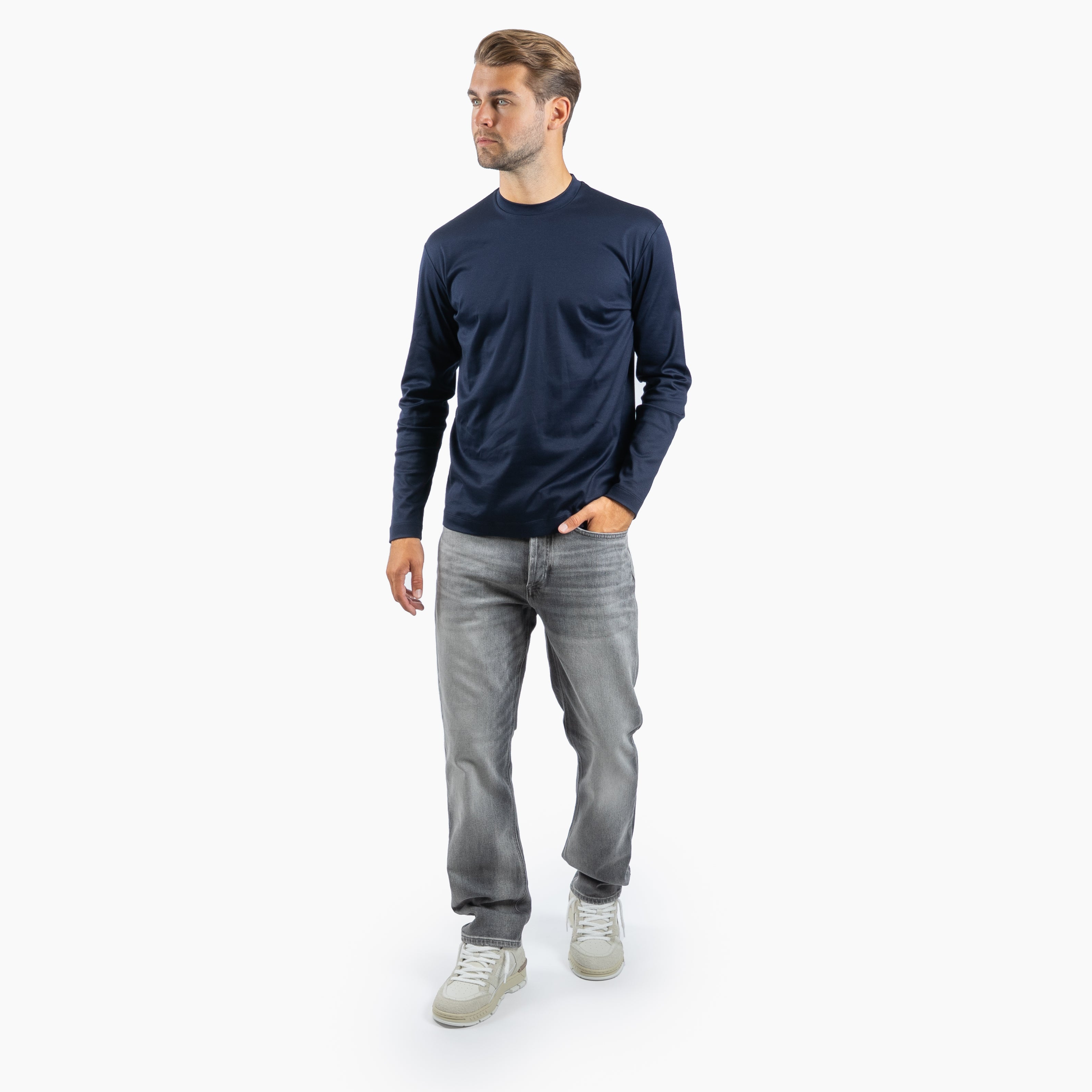 Denham Jeans Grijs | Ridge Straight Fit