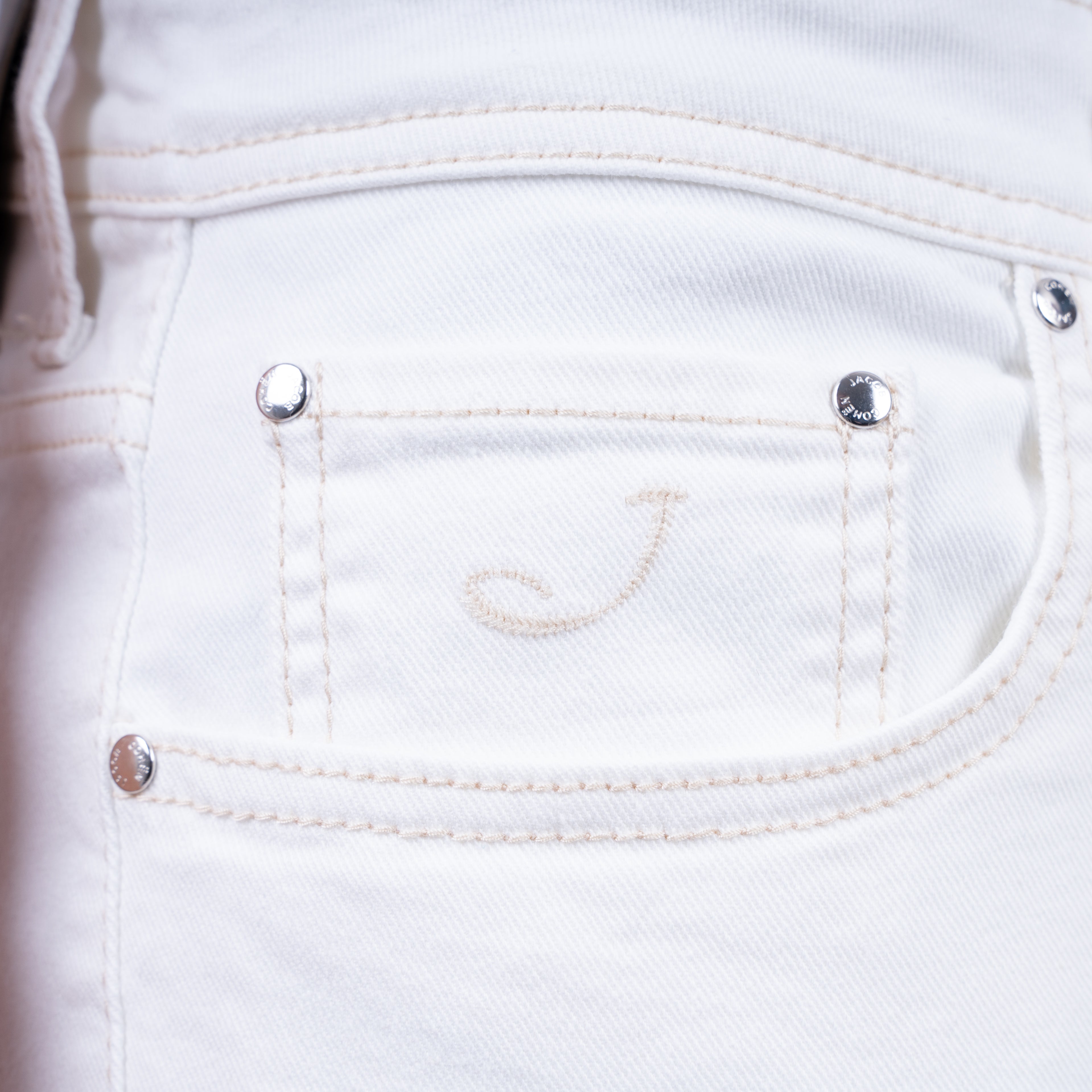 Jacob Cohen Jeans Crème | Bard