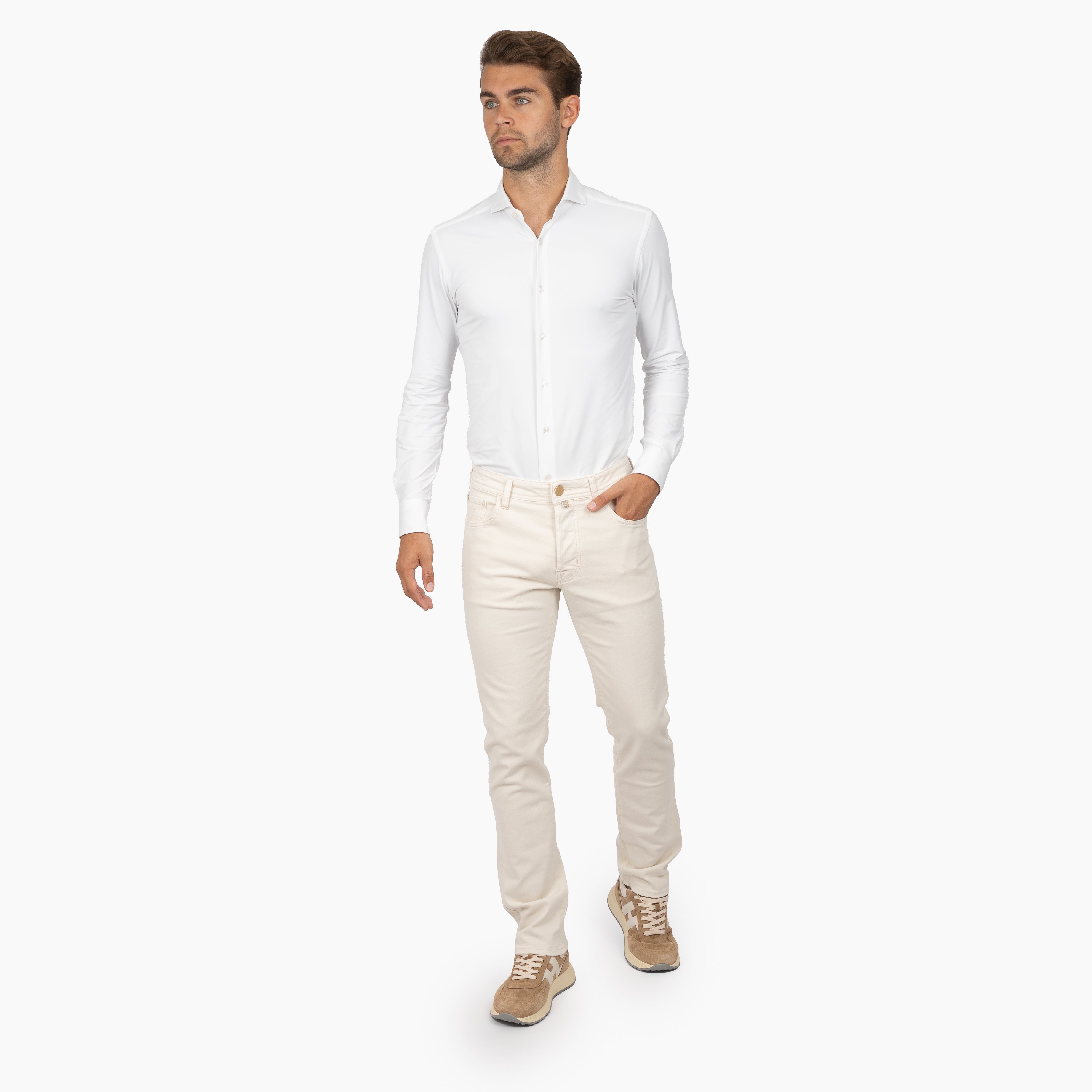 Jacob Cohen Jeans Crème | Bard