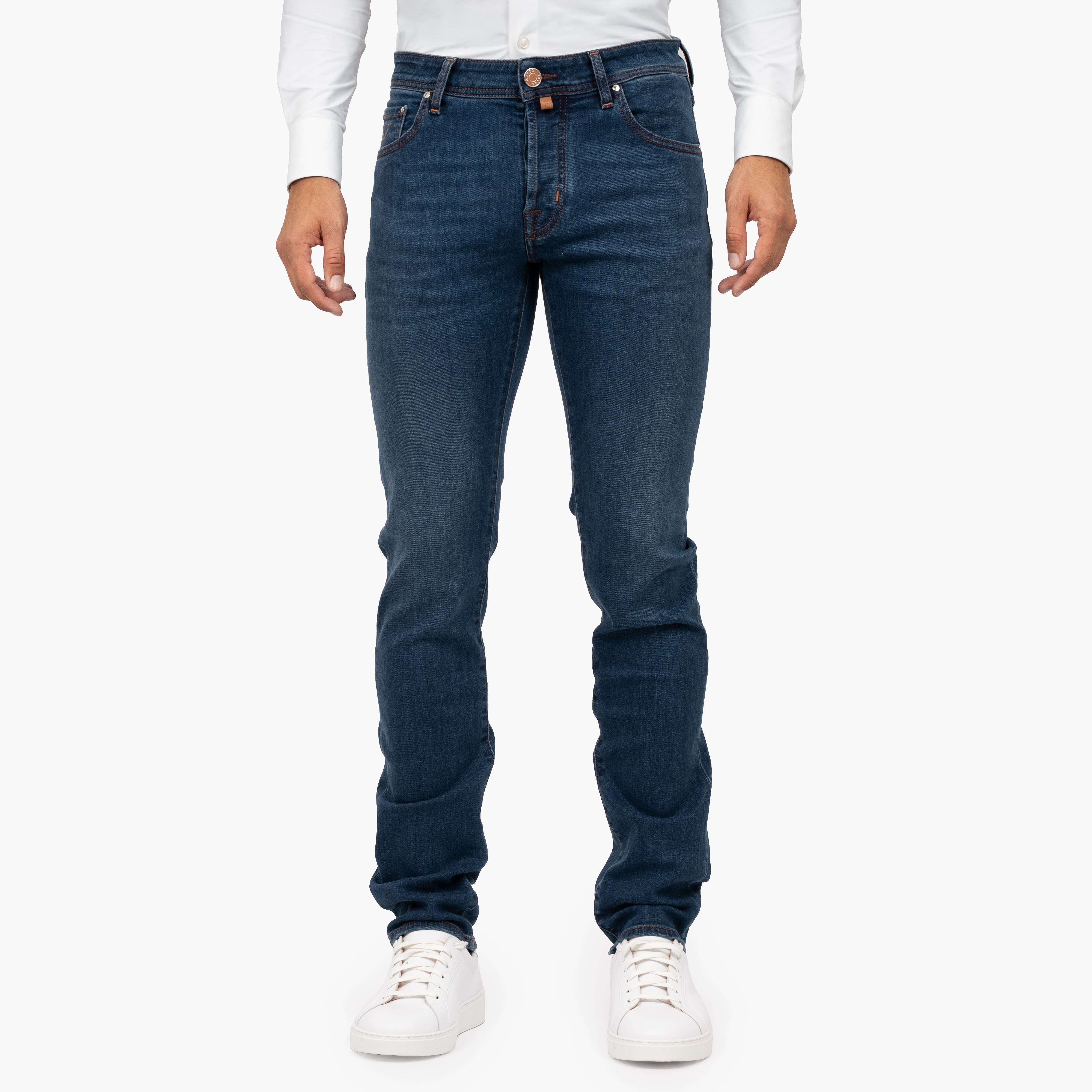 Jacob Cohen Jeans Donkerblauw | Nick Slim