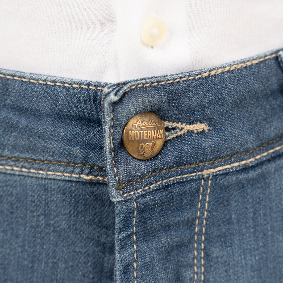 Atelier Noterman Jeans Blauw | Regular Fit