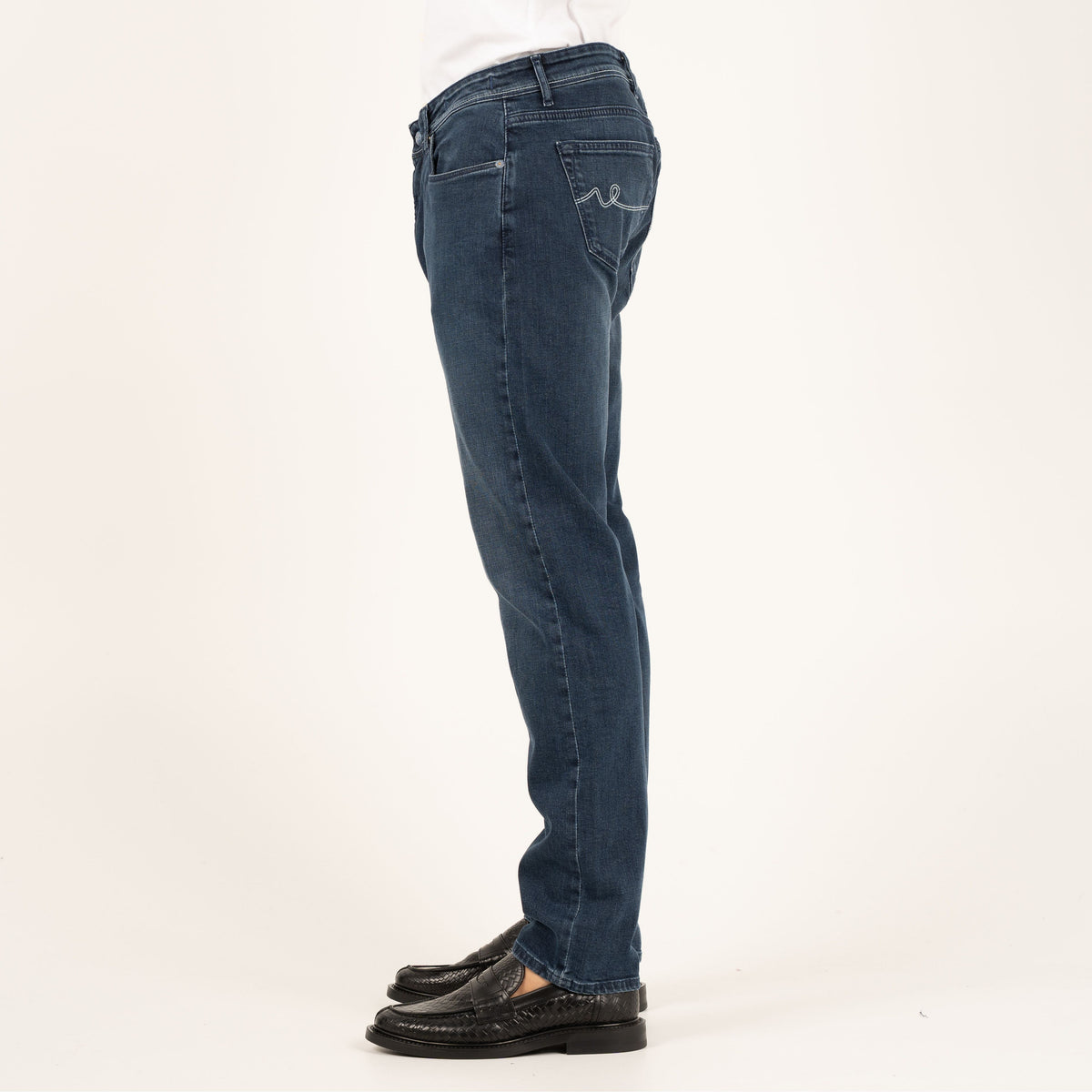Atelier Noterman Jeans Donkerblauw | Regular Fit