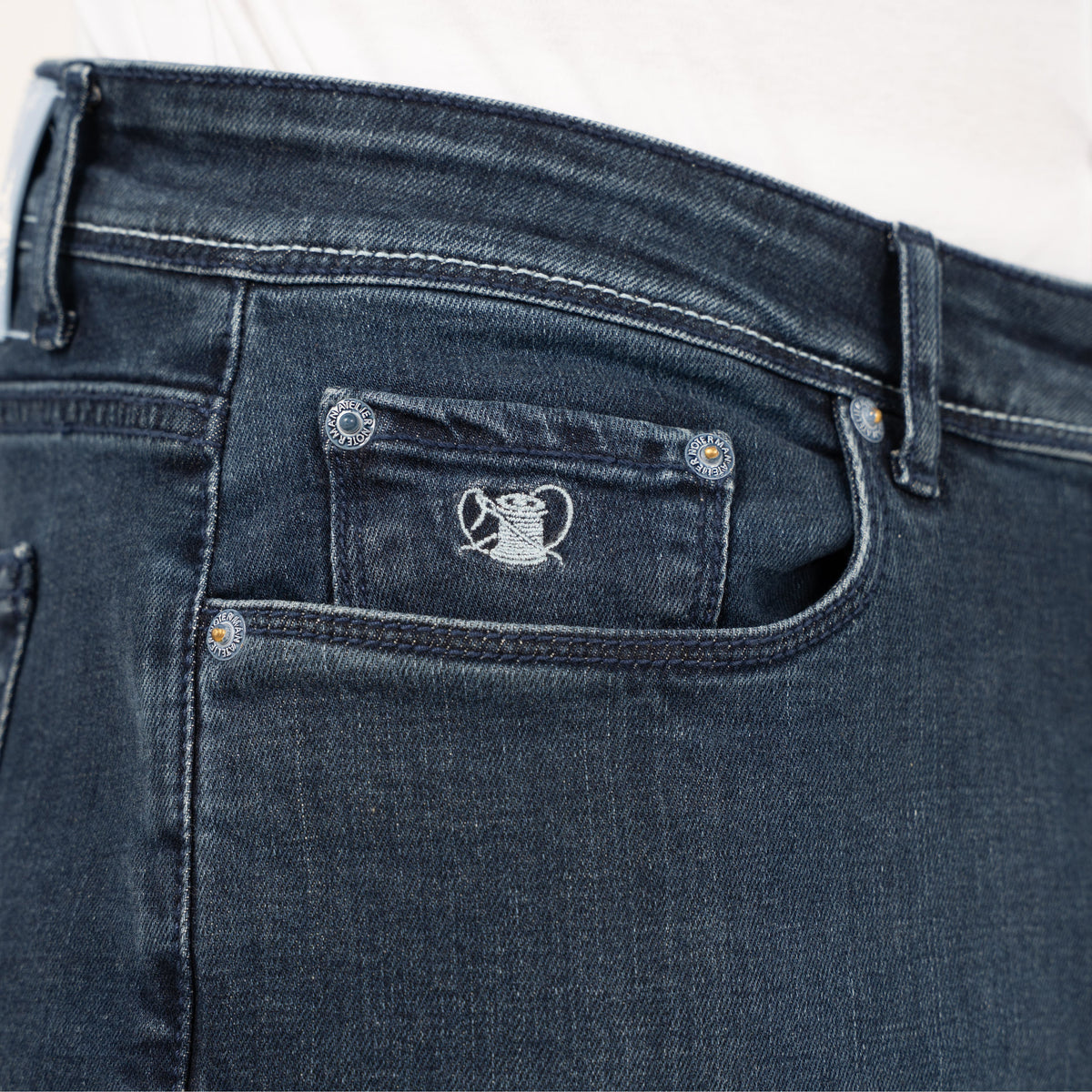 Atelier Noterman Jeans Donkerblauw | Regular Fit