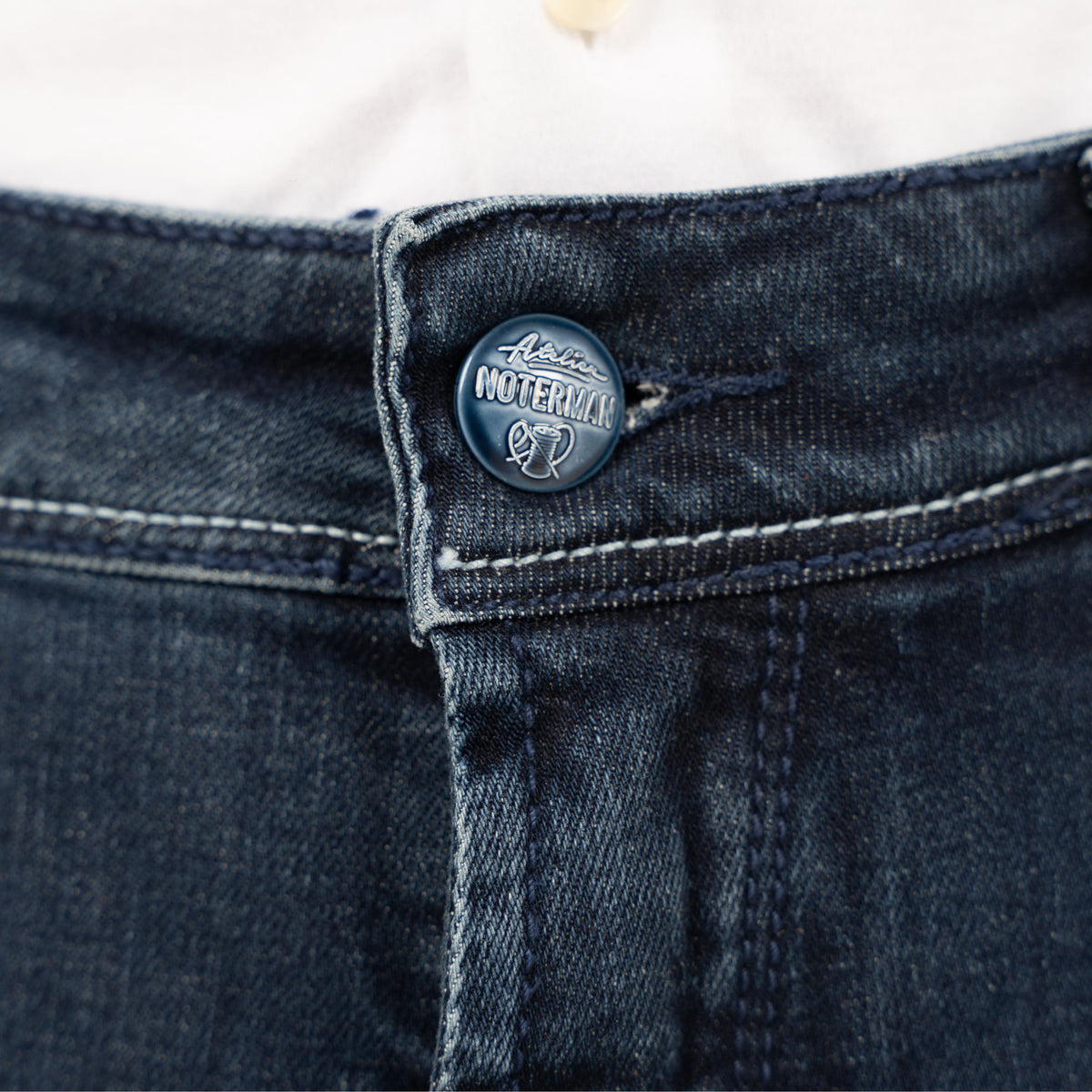 Atelier Noterman Jeans Donkerblauw | Regular Fit