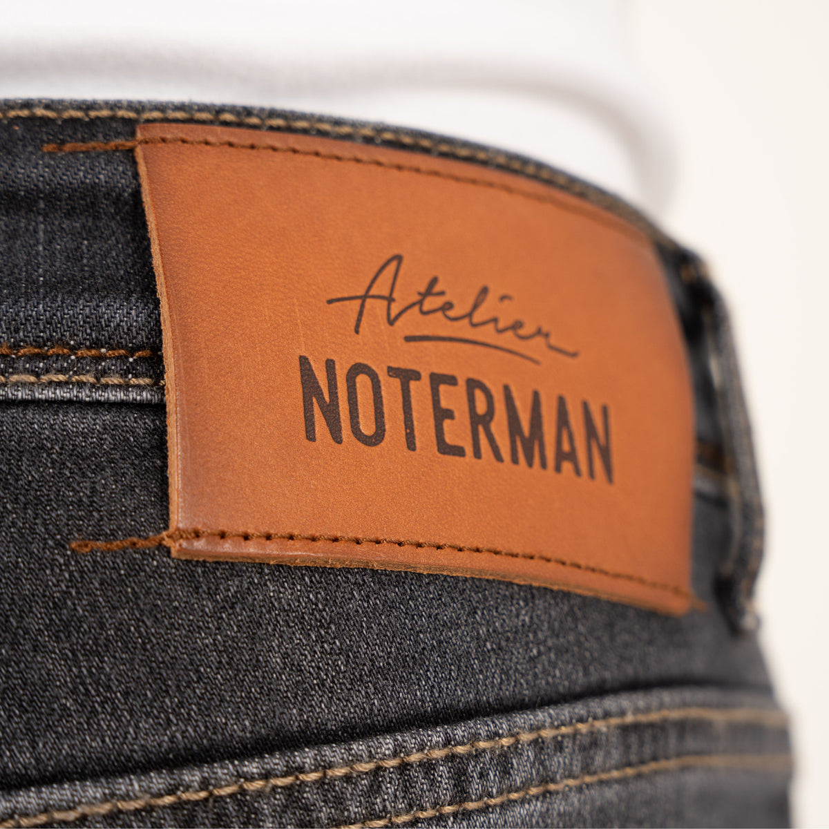 Atelier Noterman Jeans Donkergrijs | Slim Fit