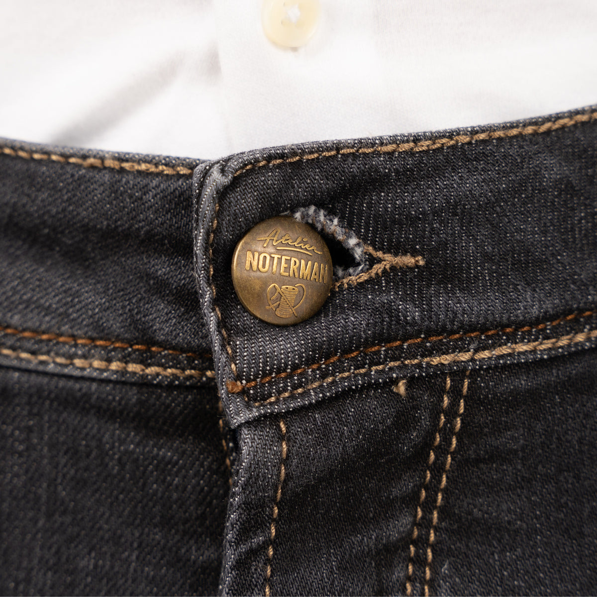 Atelier Noterman Jeans Donkergrijs | Slim Fit