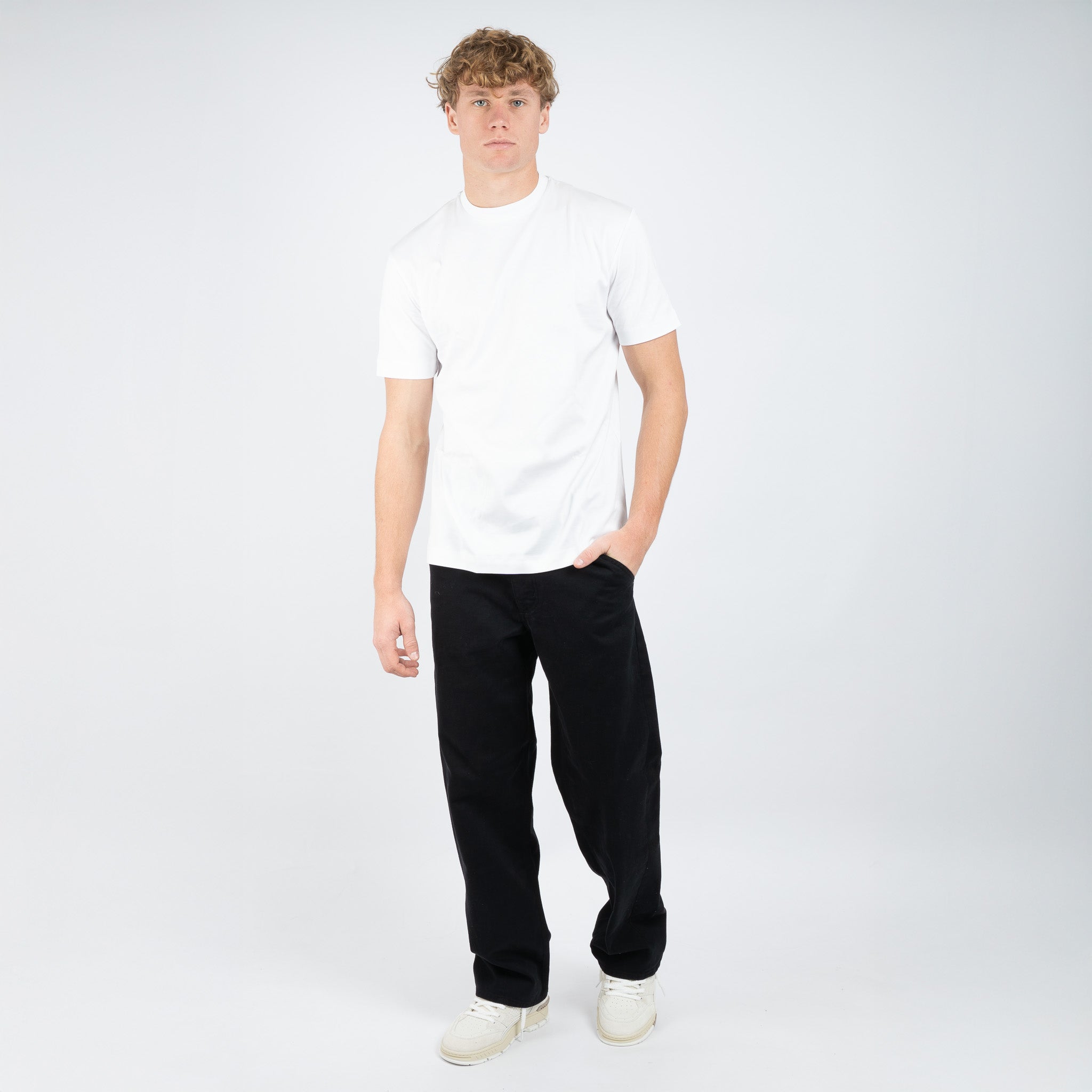 Olaf Jeans Zwart | Brushed Twill Denim Pant