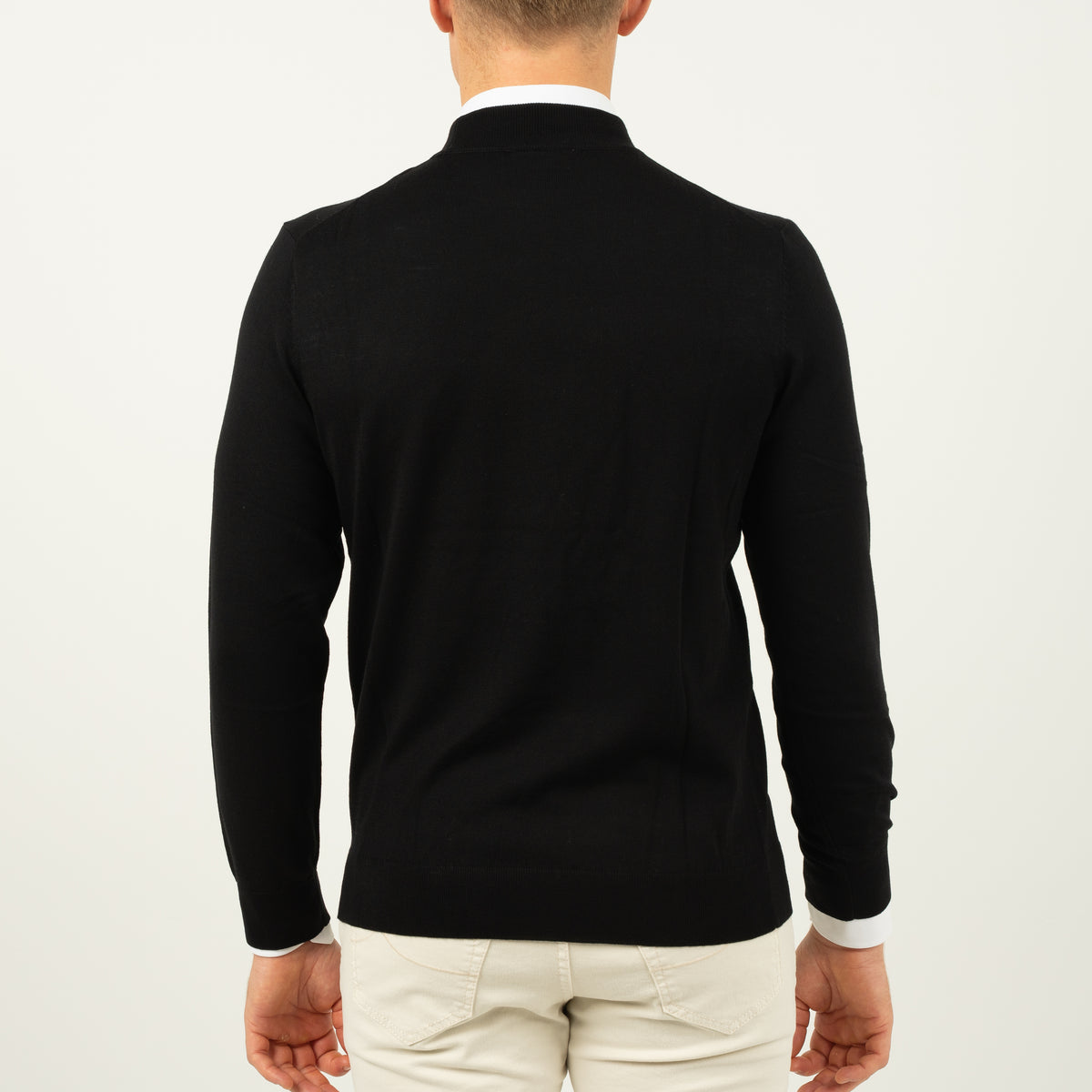 SEVEN DIALS Gebreide Turtleneck Trui Zwart | Goy