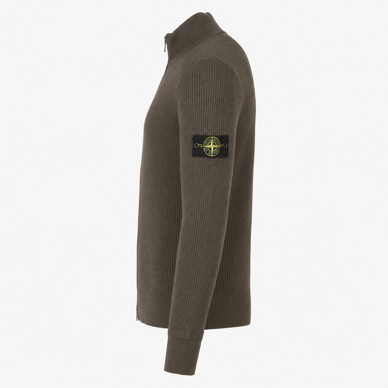 Stone Island Gebreid Vest Groen | Loose Fit RWS Wool