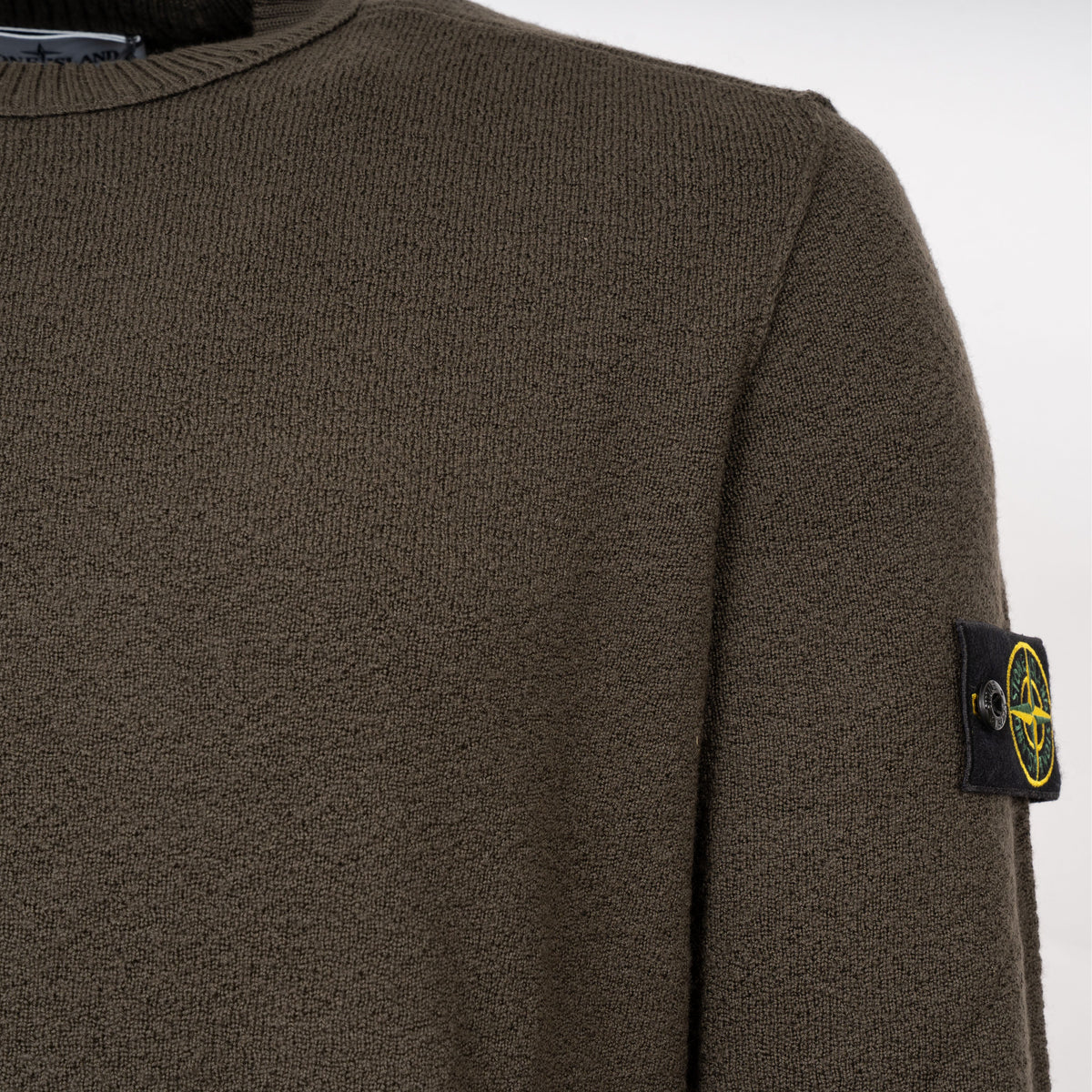 Stone Island Gebreide Trui Grijs | Pure RWS Wool