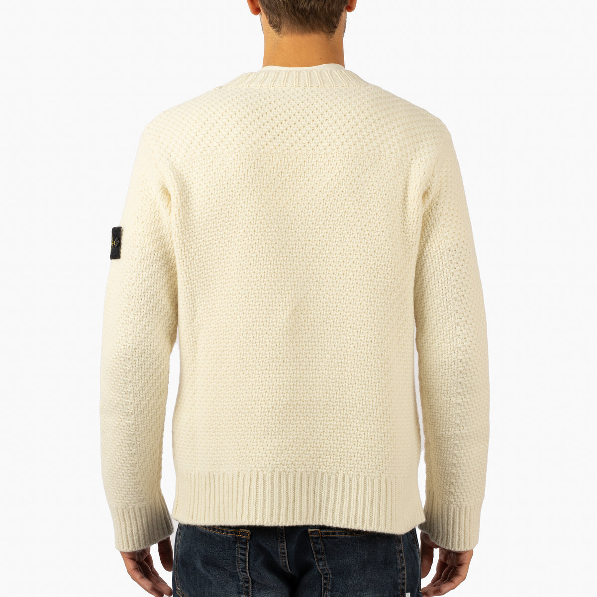 Stone Island Gebreide Trui Off-White | Lambswool