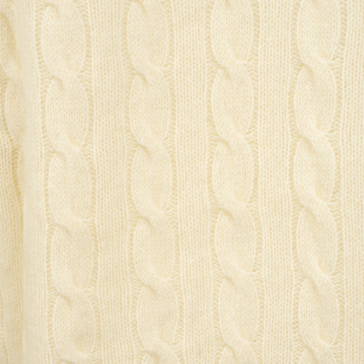 Ralph Lauren Gebreide Kabeltrui Crème | Cable-Knit